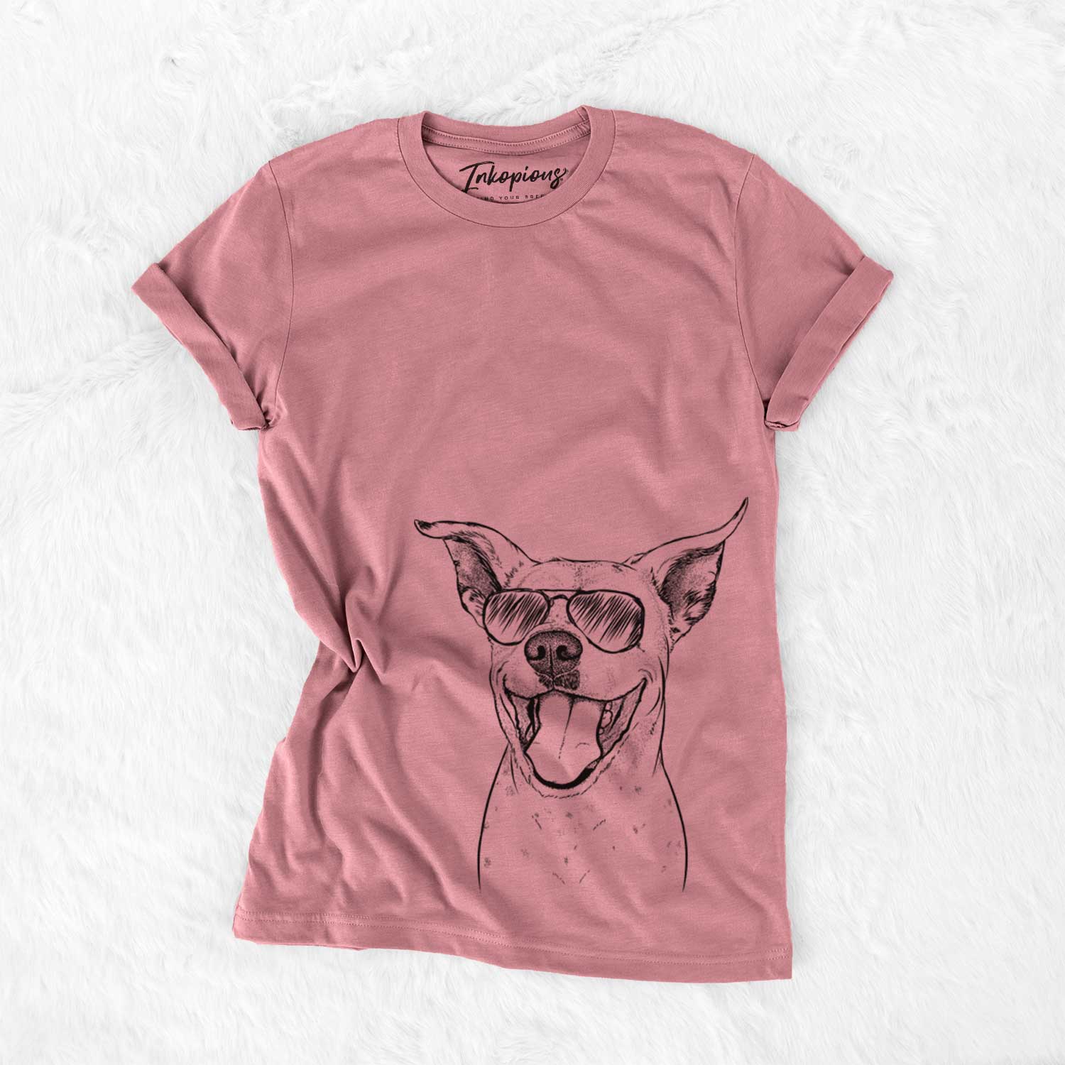 Aviator Maddie the Dalmatian Pitbull Mix - Unisex Crewneck