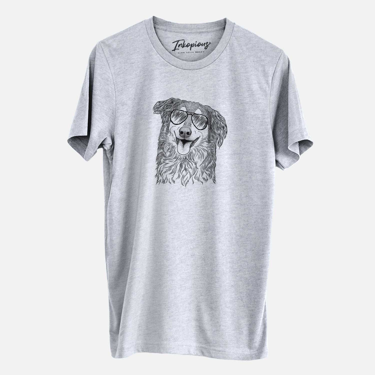 Aviator Maddie the English Shepherd - Unisex Crewneck