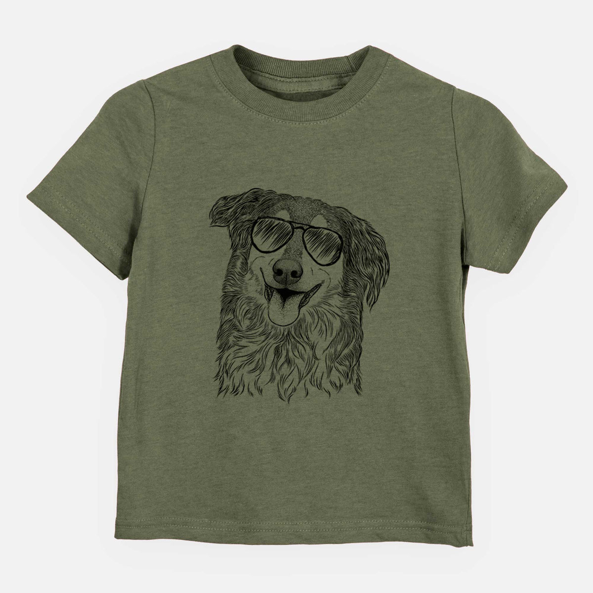 Aviator Maddie the English Shepherd - Kids/Youth/Toddler Shirt