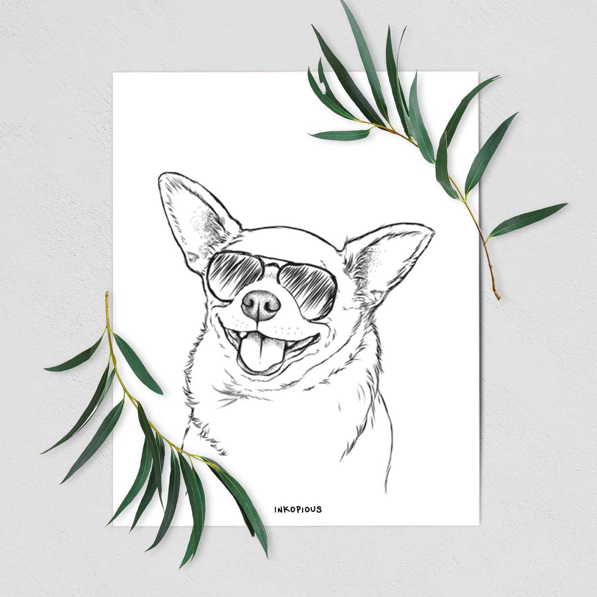 Maddison Pearl the Chihuahua Art Print