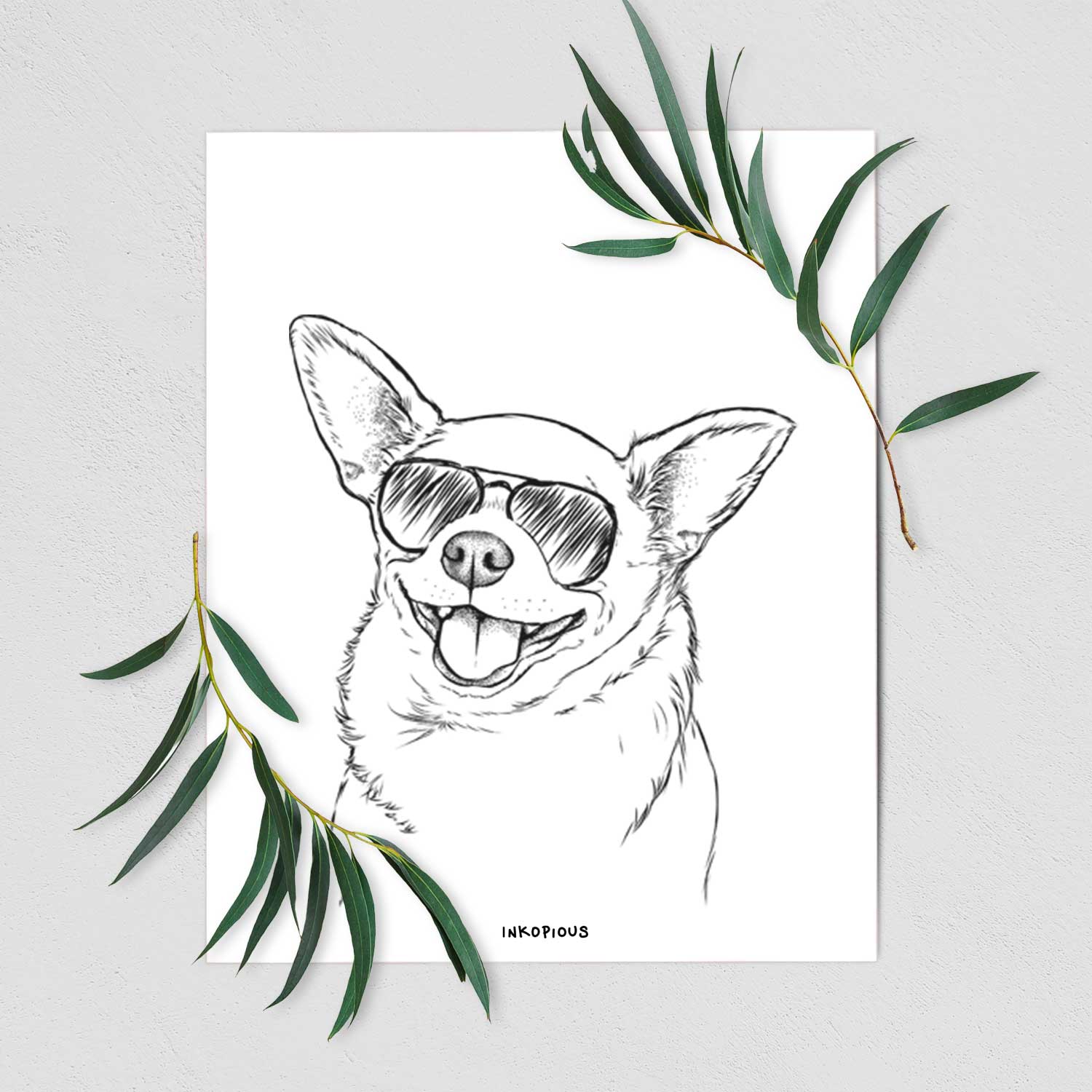 Maddison Pearl the Chihuahua Art Print