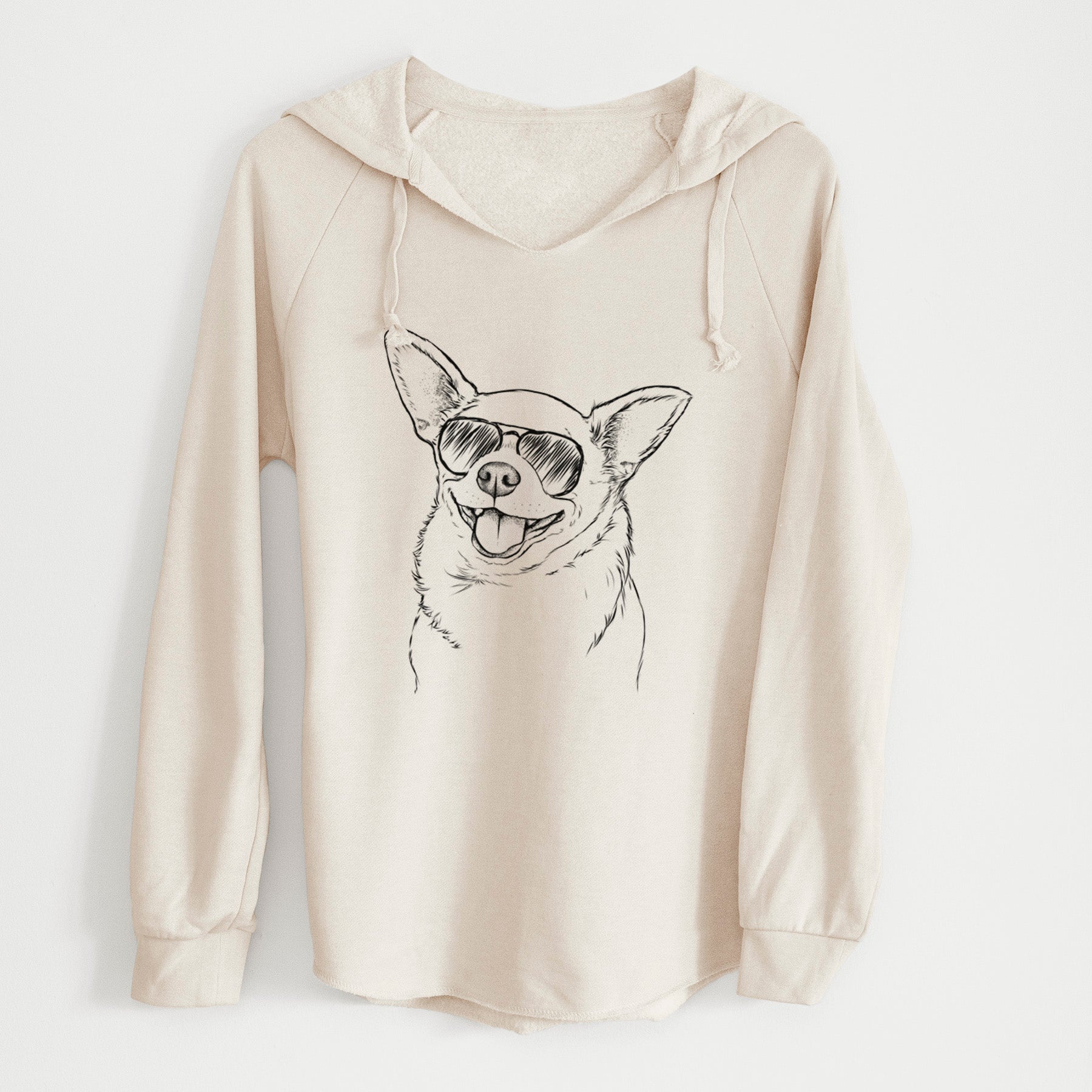 Aviator Maddison Pearl the Chihuahua - Cali Wave Hooded Sweatshirt