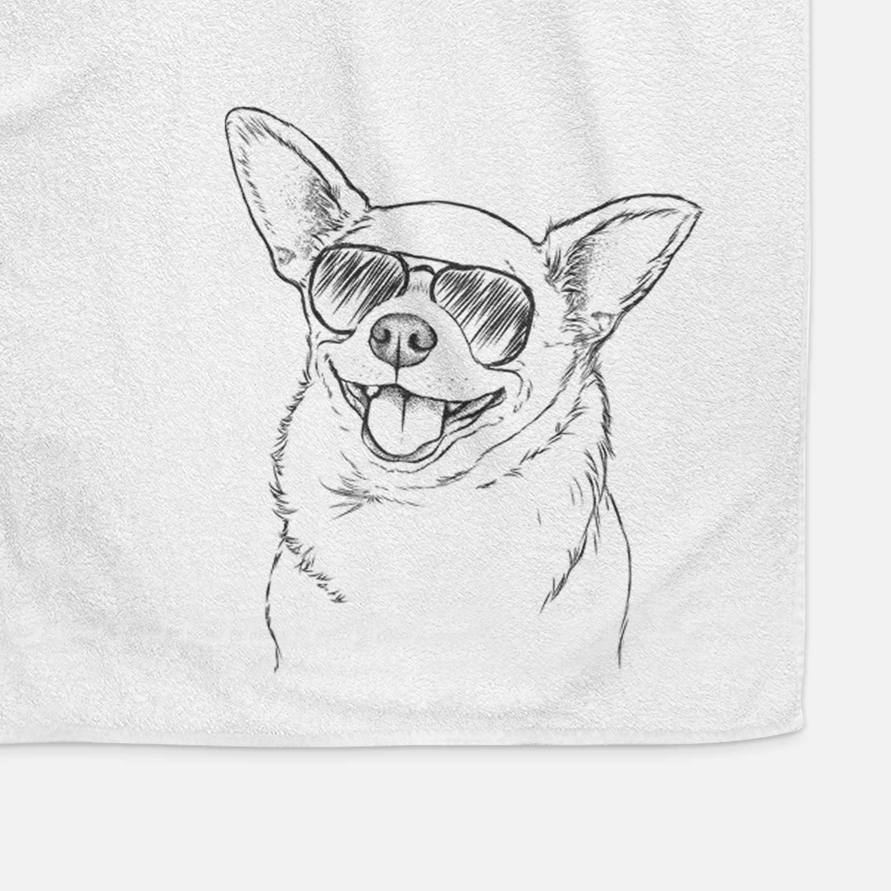 Maddison Pearl the Chihuahua Decorative Hand Towel