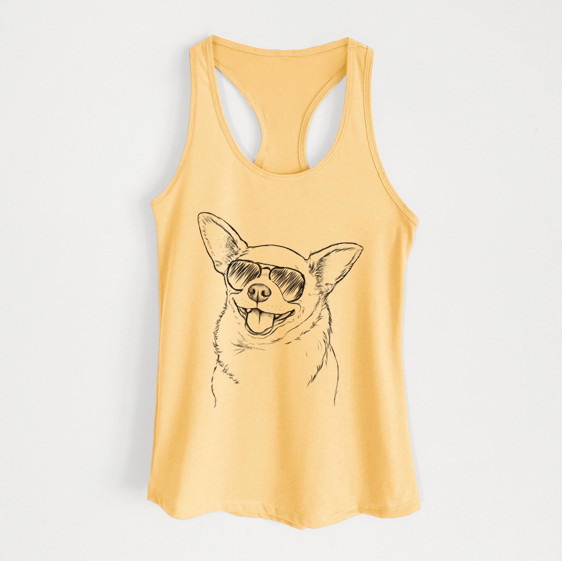 Maddison Pearl the Chihuahua - Women's Racerback Tanktop