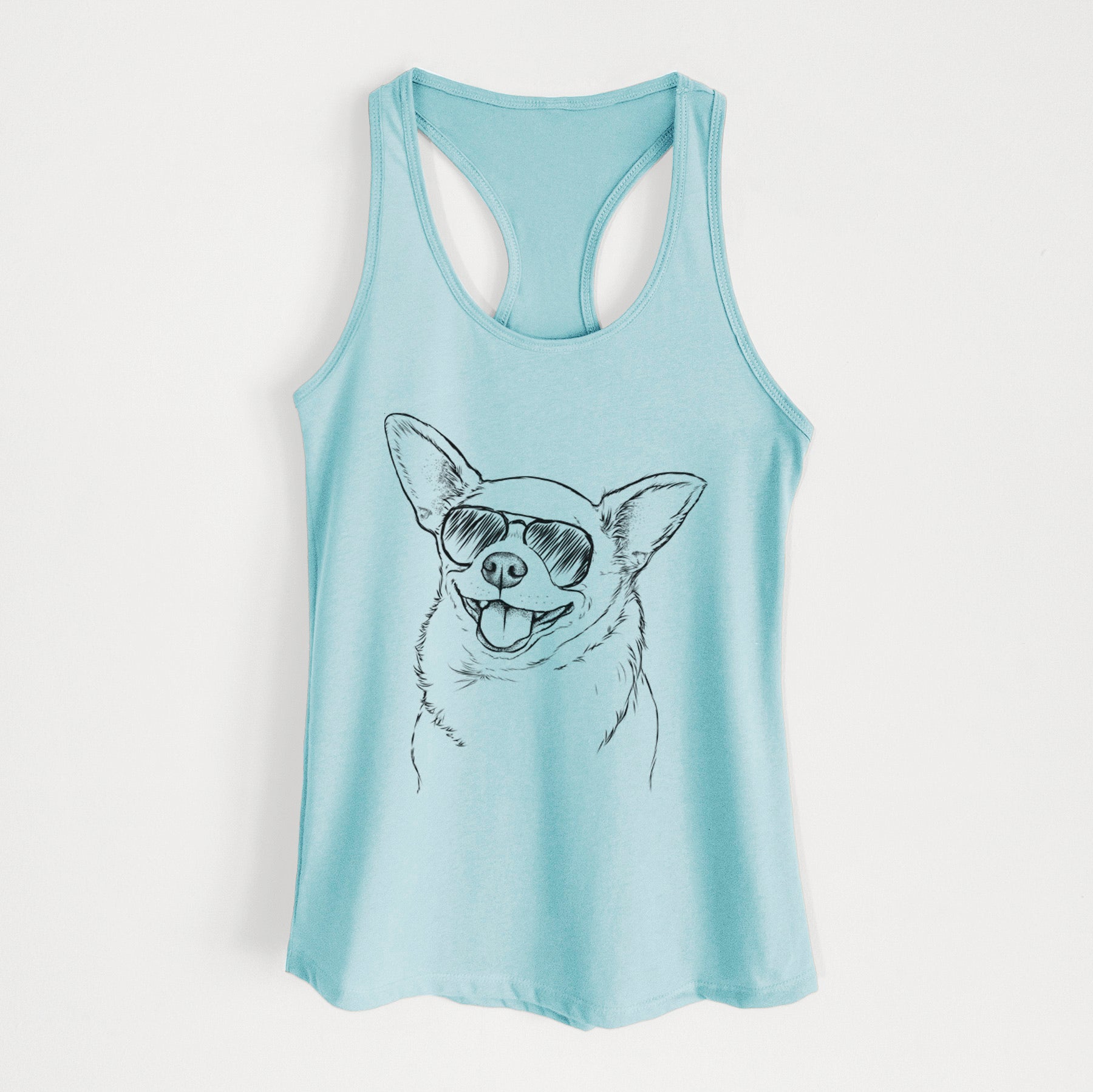 Maddison Pearl the Chihuahua - Women's Racerback Tanktop