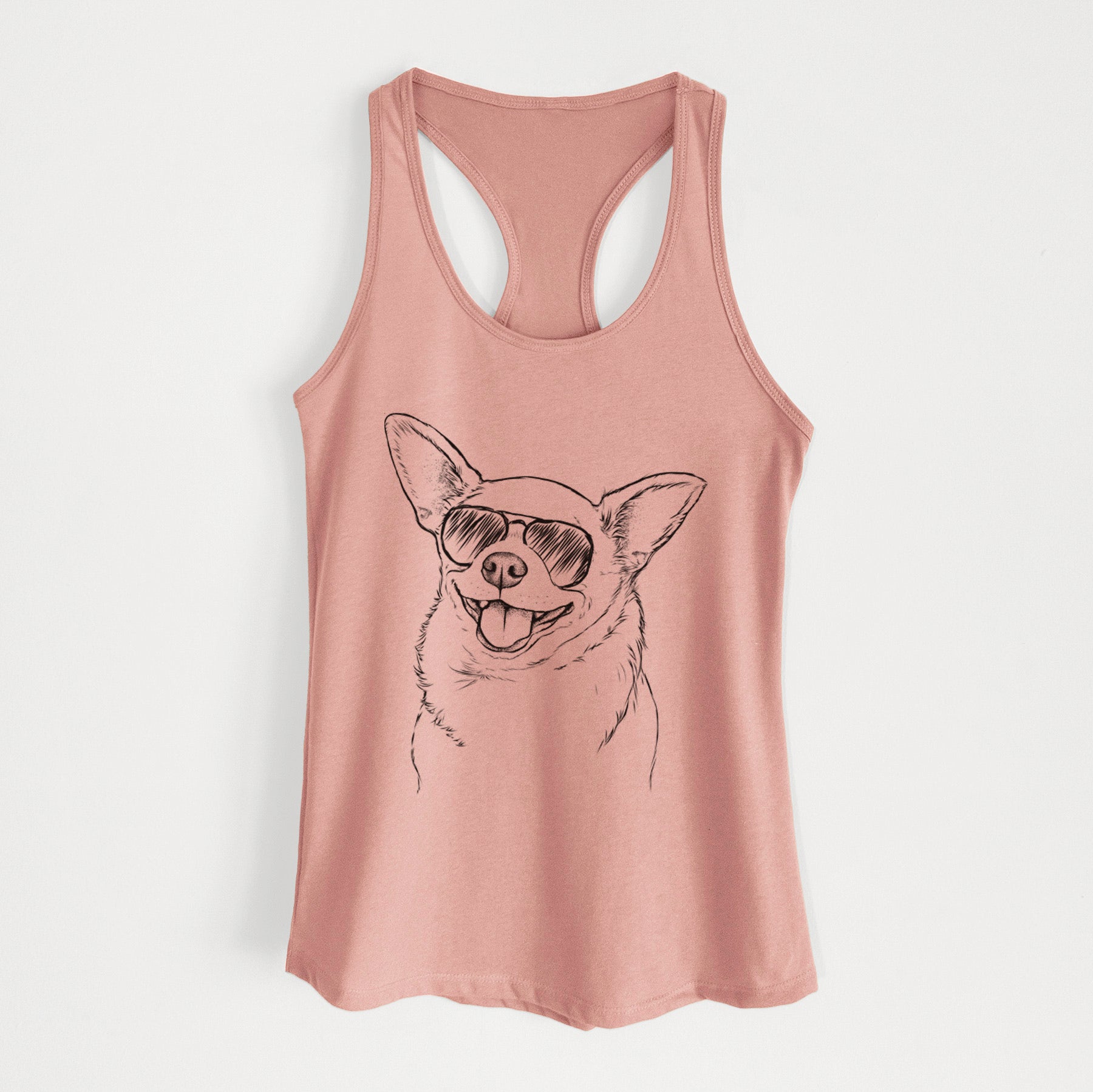 Maddison Pearl the Chihuahua - Women's Racerback Tanktop