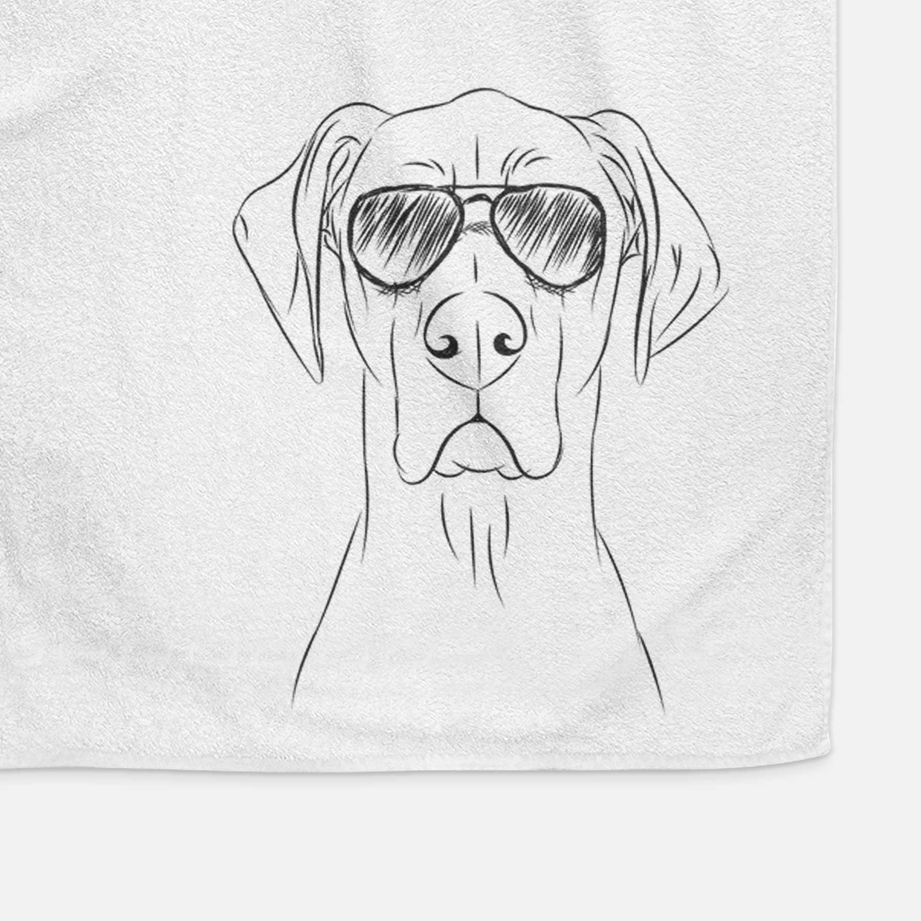 Maddox the Great Dane Decorative Hand Towel