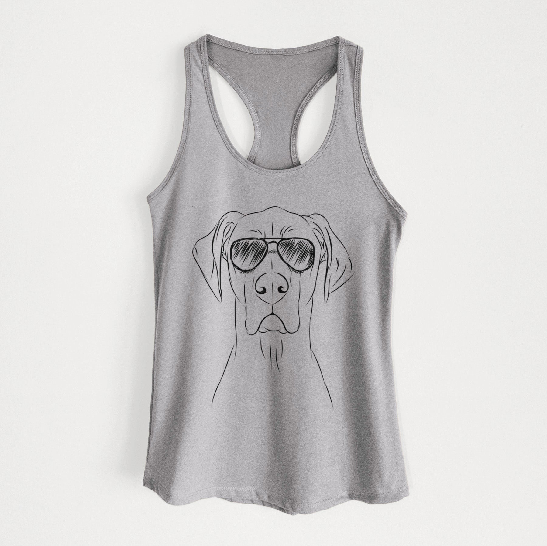 Maddox the Great Dane - Women's Racerback Tanktop