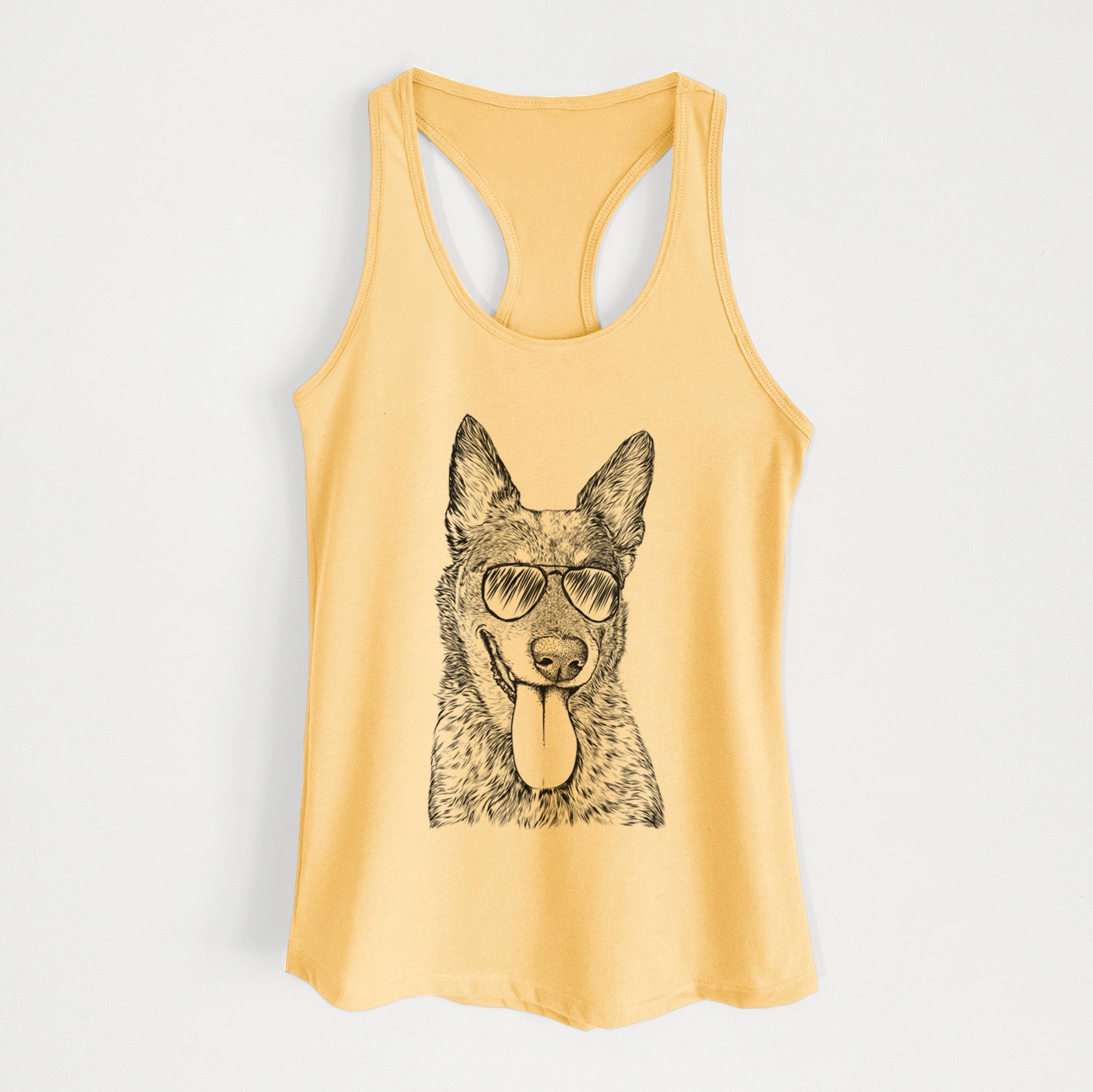 Madison the Blue Heeler - Women's Racerback Tanktop