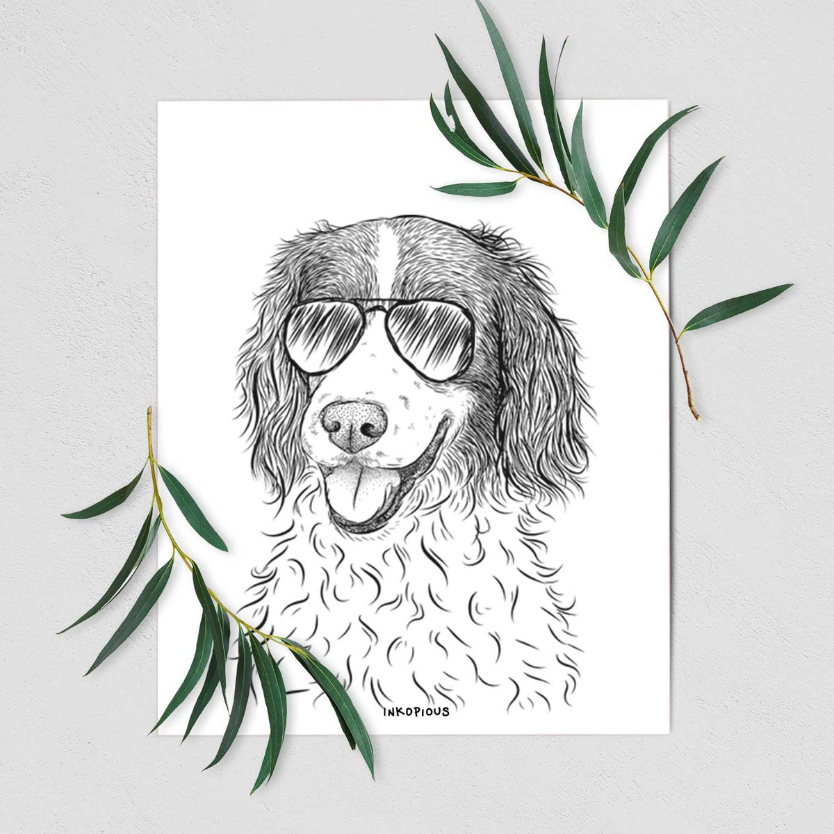 Maggie the Springer Spaniel Art Print