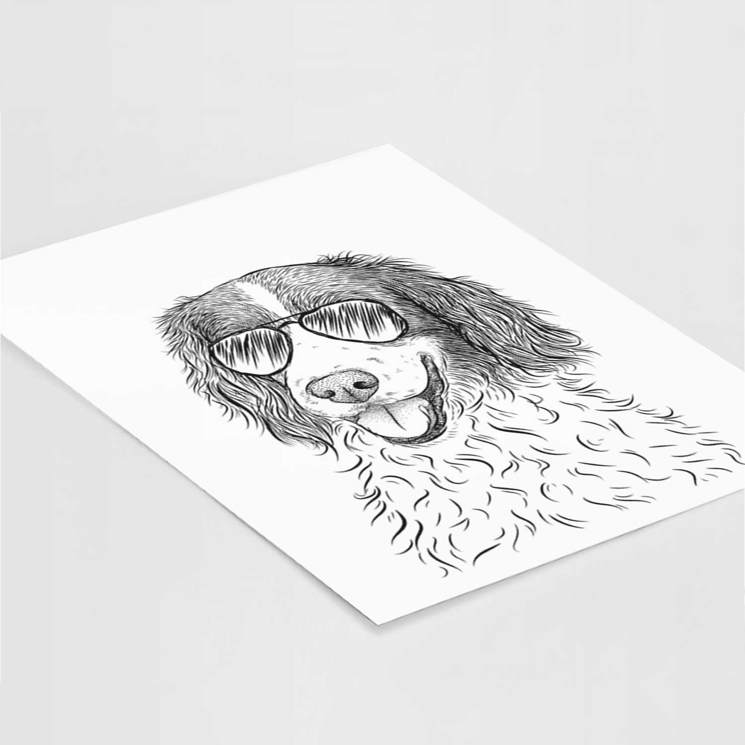 Maggie the Springer Spaniel Art Print