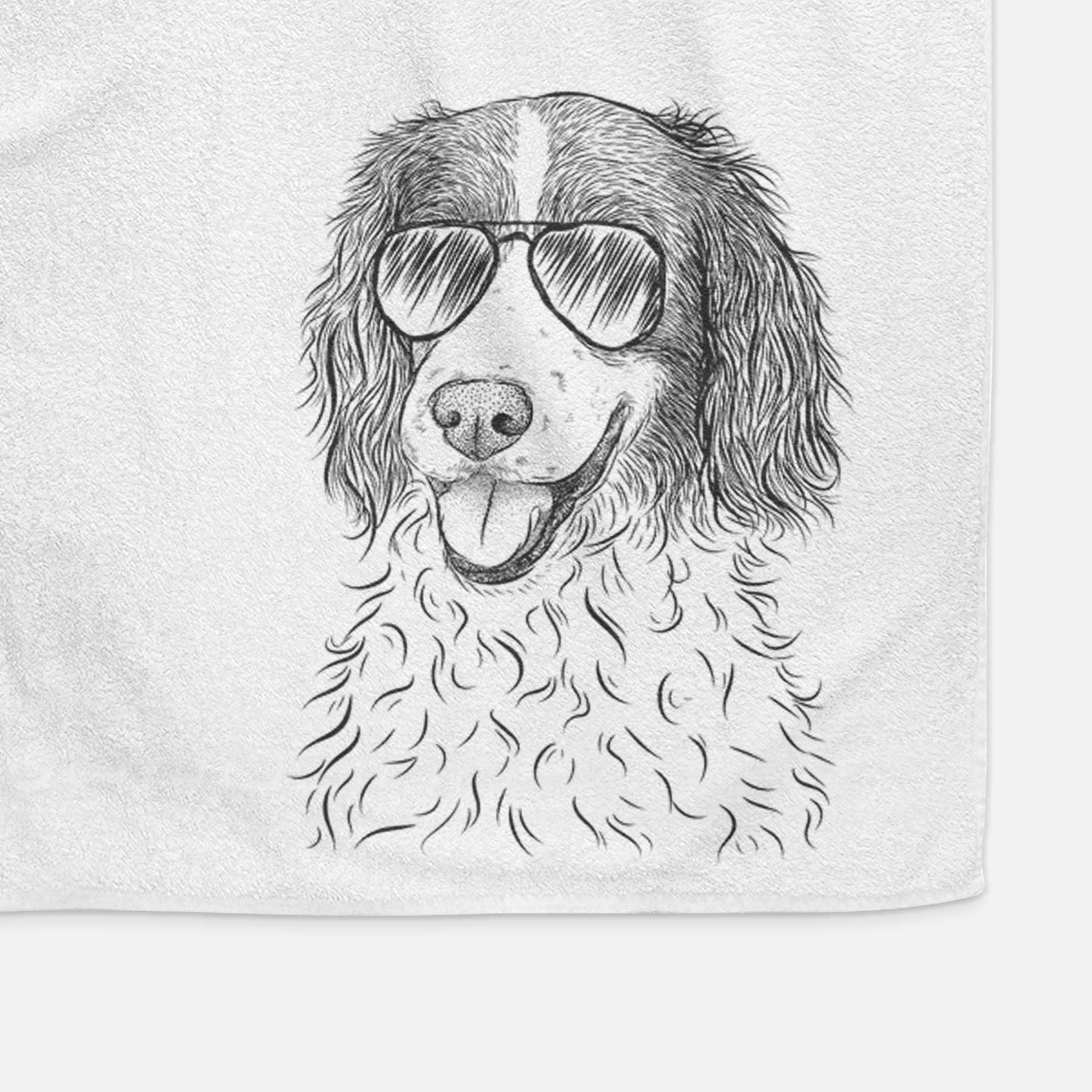 Maggie the Springer Spaniel Decorative Hand Towel