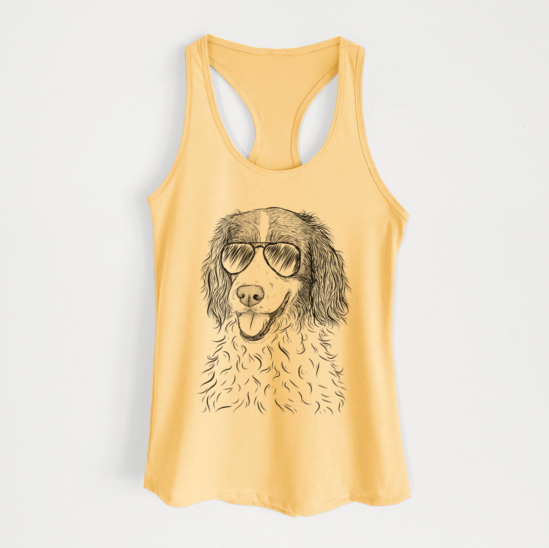 Maggie the Springer Spaniel - Women's Racerback Tanktop