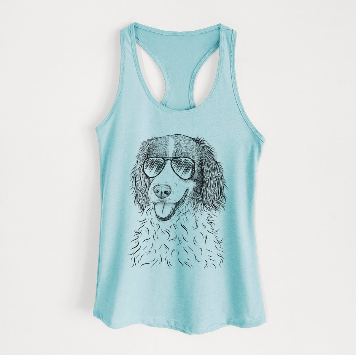 Maggie the Springer Spaniel - Women's Racerback Tanktop