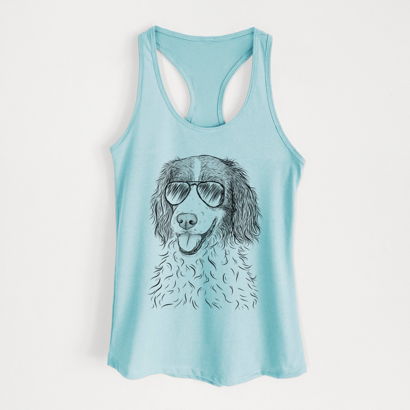 Maggie the Springer Spaniel - Women's Racerback Tanktop