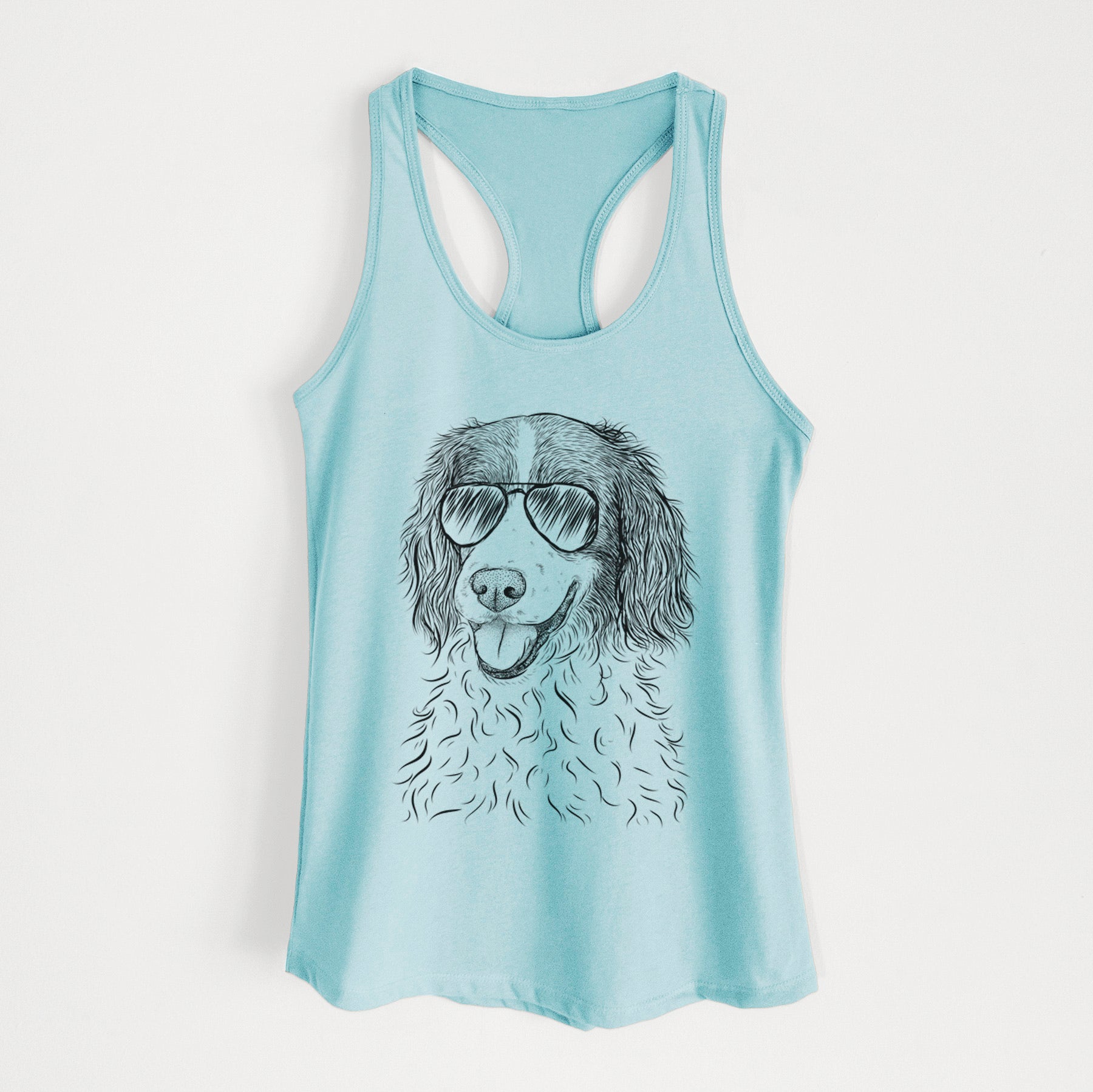 Maggie the Springer Spaniel - Women's Racerback Tanktop