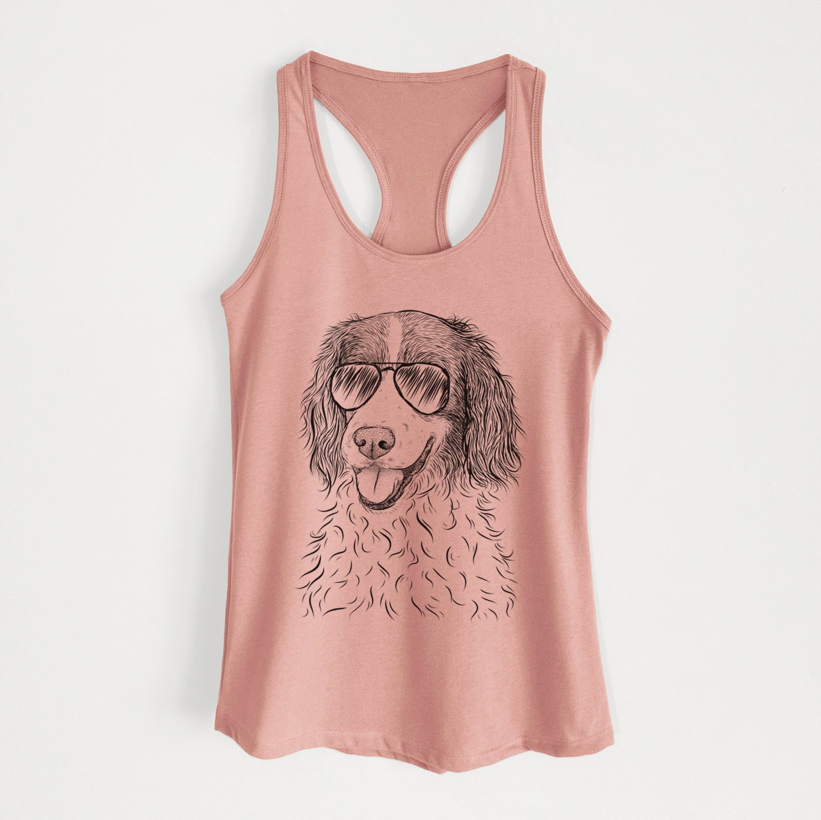 Maggie the Springer Spaniel - Women's Racerback Tanktop