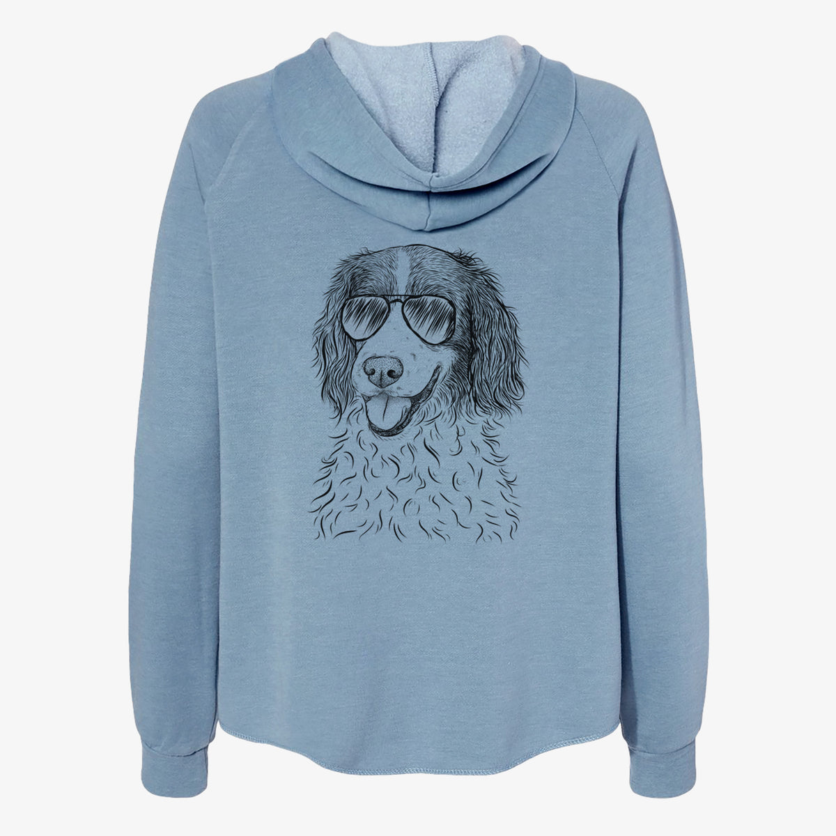 Maggie the Springer Spaniel - Women's Cali Wave Zip-Up Sweatshirt