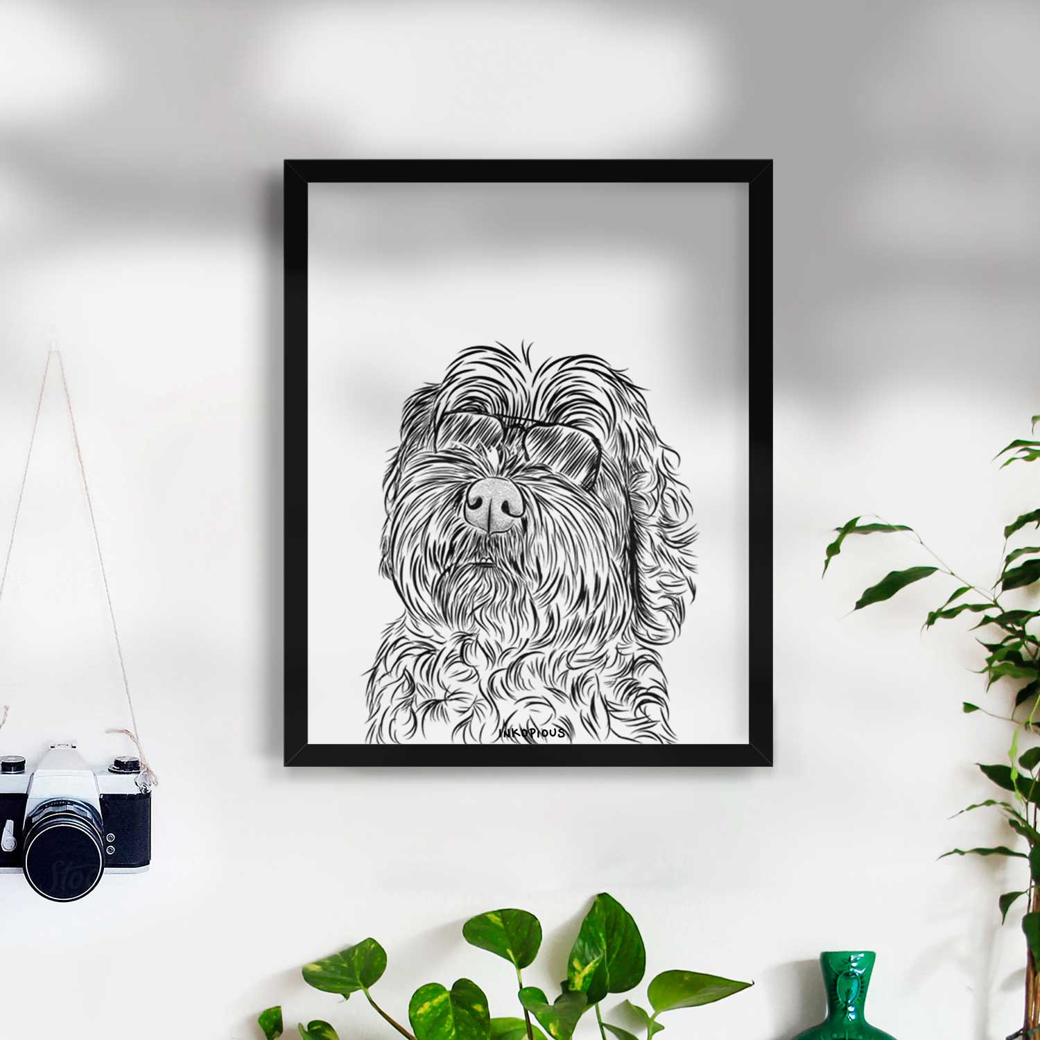 Maggie Girl the Cockapoo Art Print