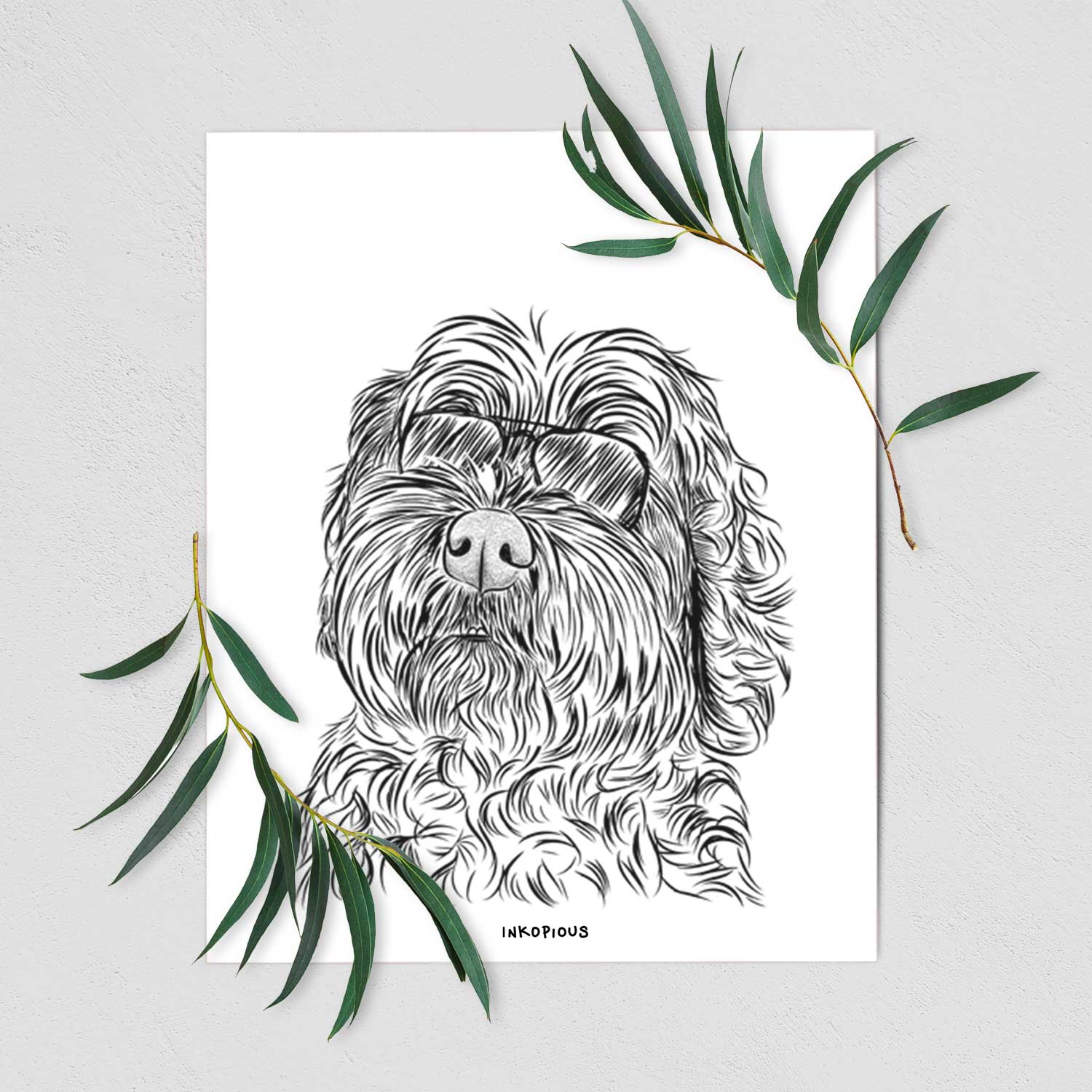 Maggie Girl the Cockapoo Art Print