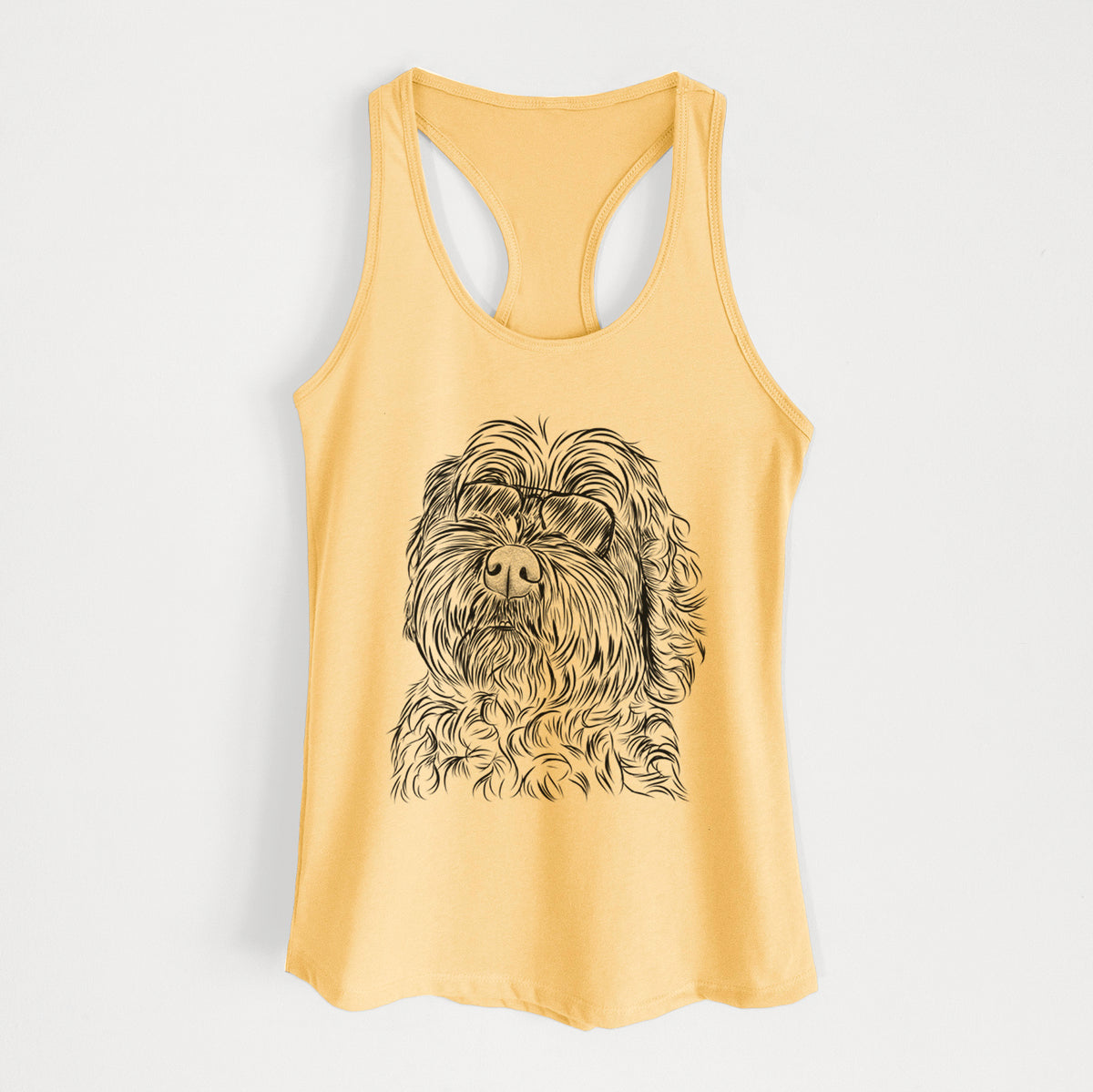 Maggie Girl the Cockapoo - Women's Racerback Tanktop