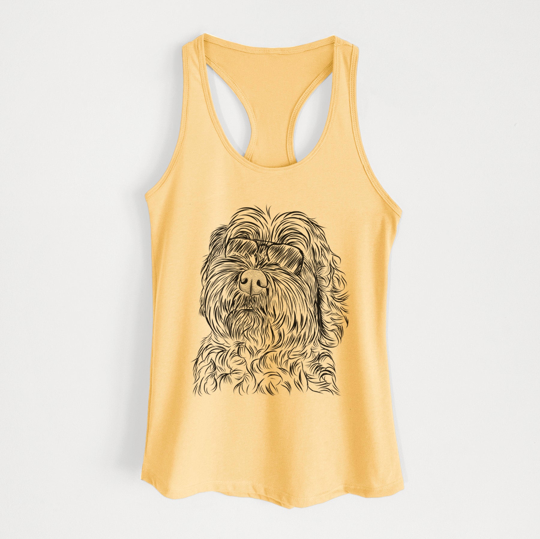 Maggie Girl the Cockapoo - Women's Racerback Tanktop