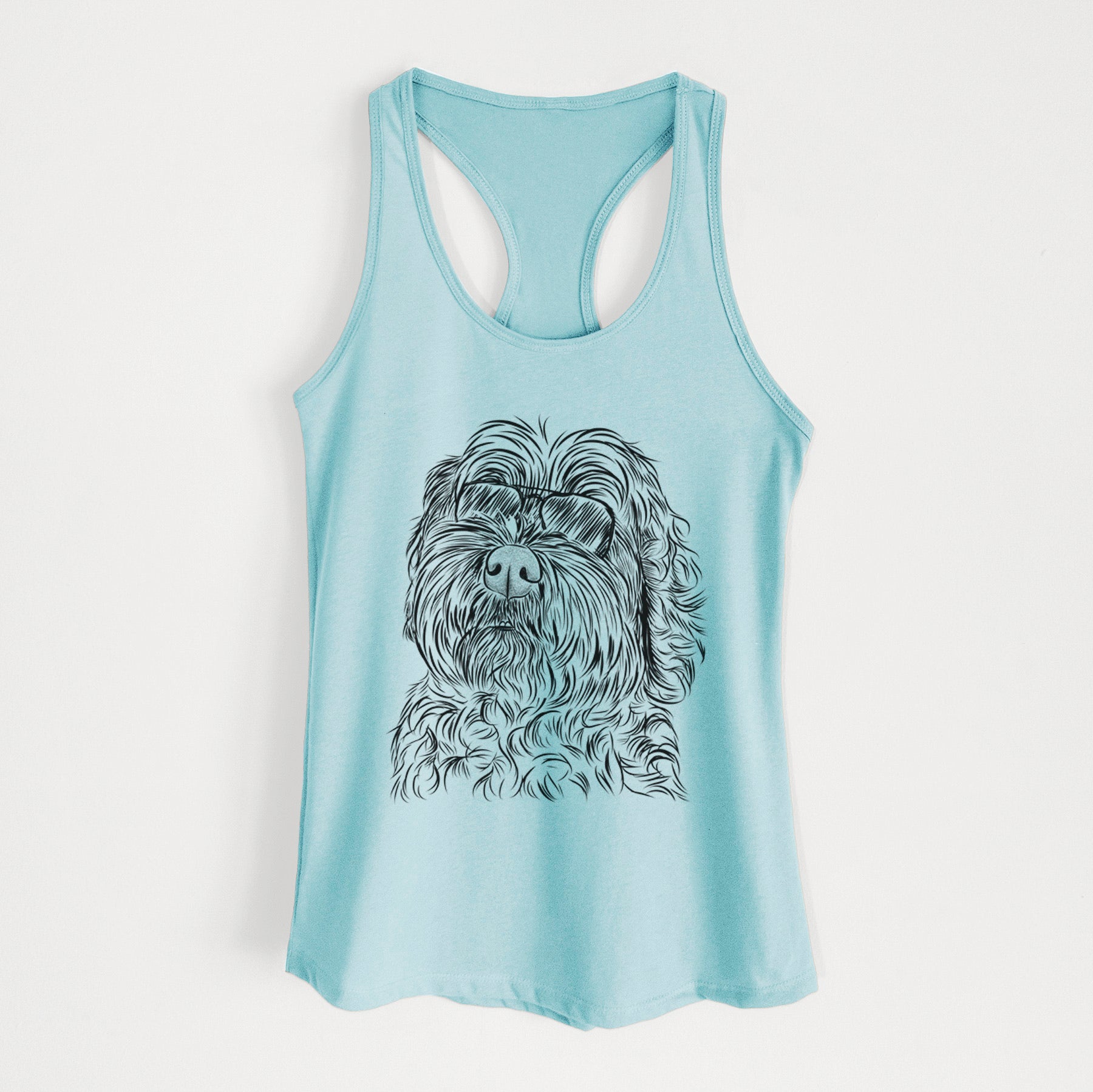 Maggie Girl the Cockapoo - Women's Racerback Tanktop