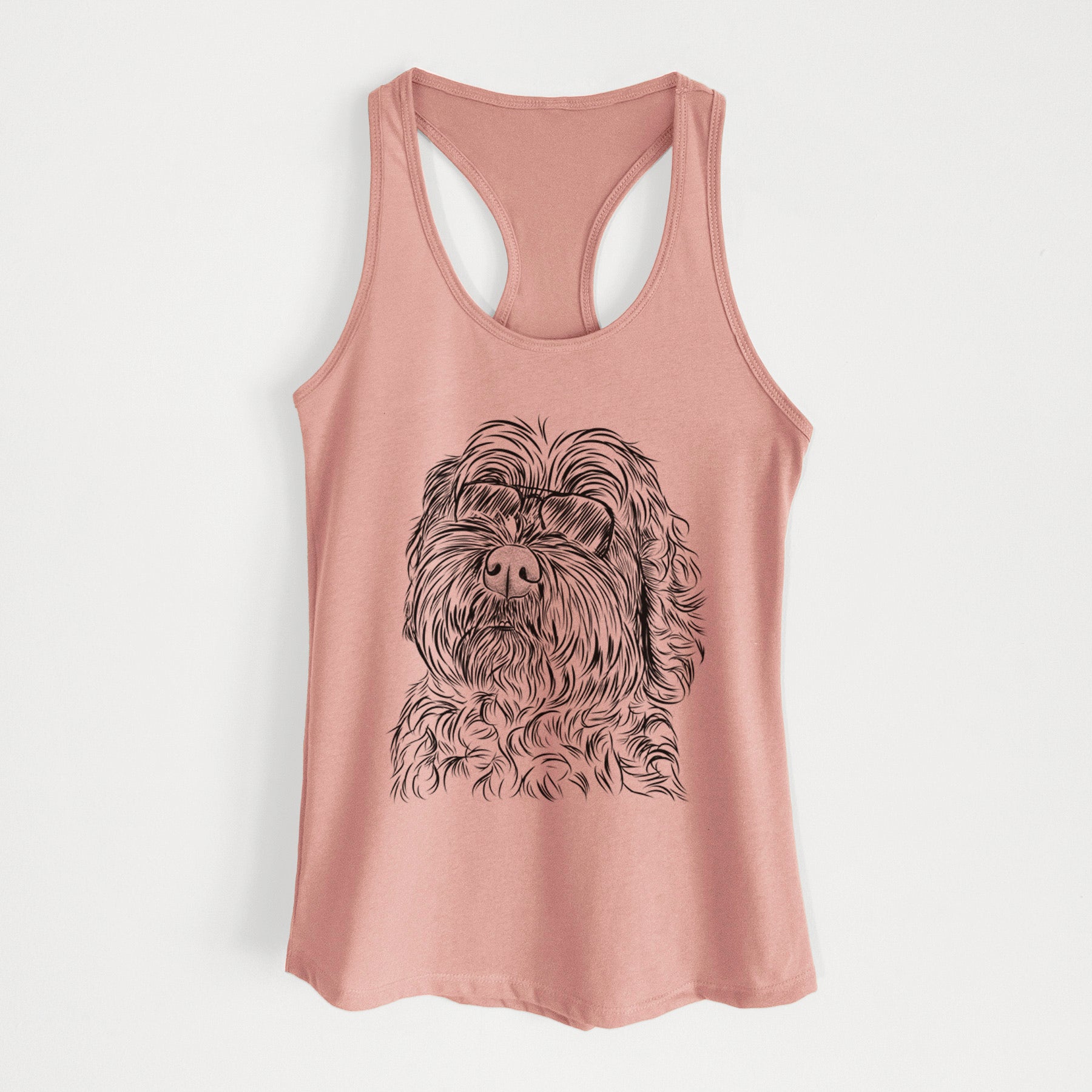 Maggie Girl the Cockapoo - Women's Racerback Tanktop