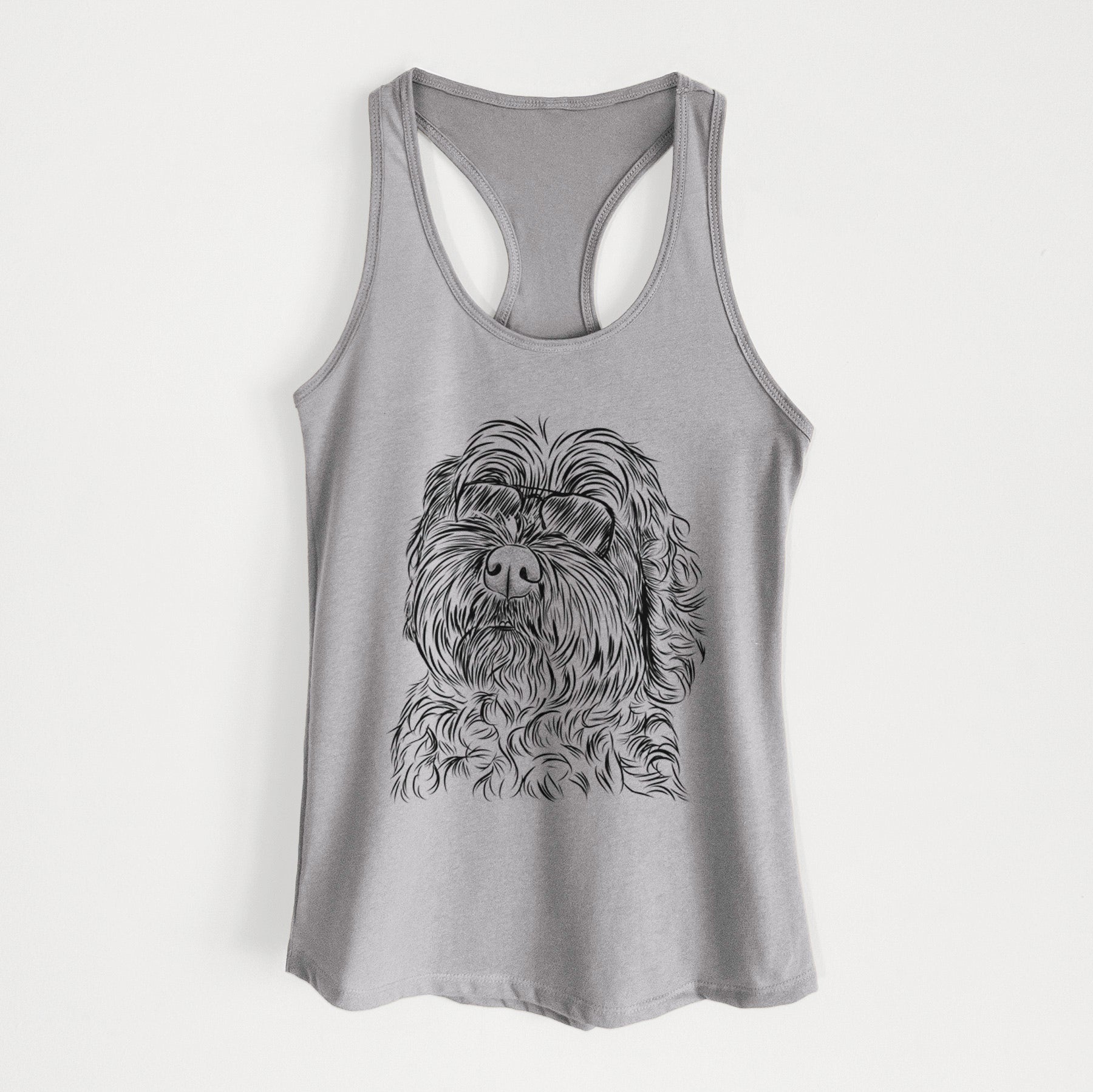 Maggie Girl the Cockapoo - Women's Racerback Tanktop