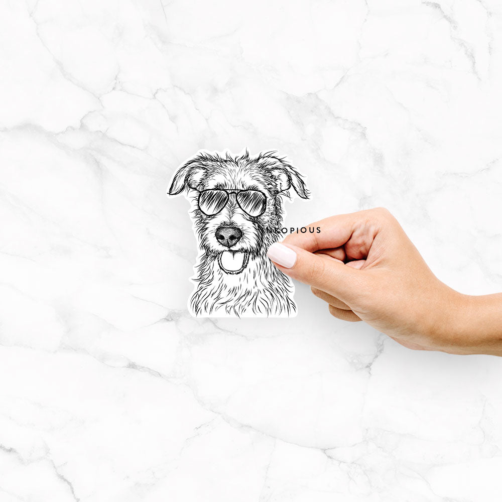 Maggie the Terrier Mix - Decal Sticker