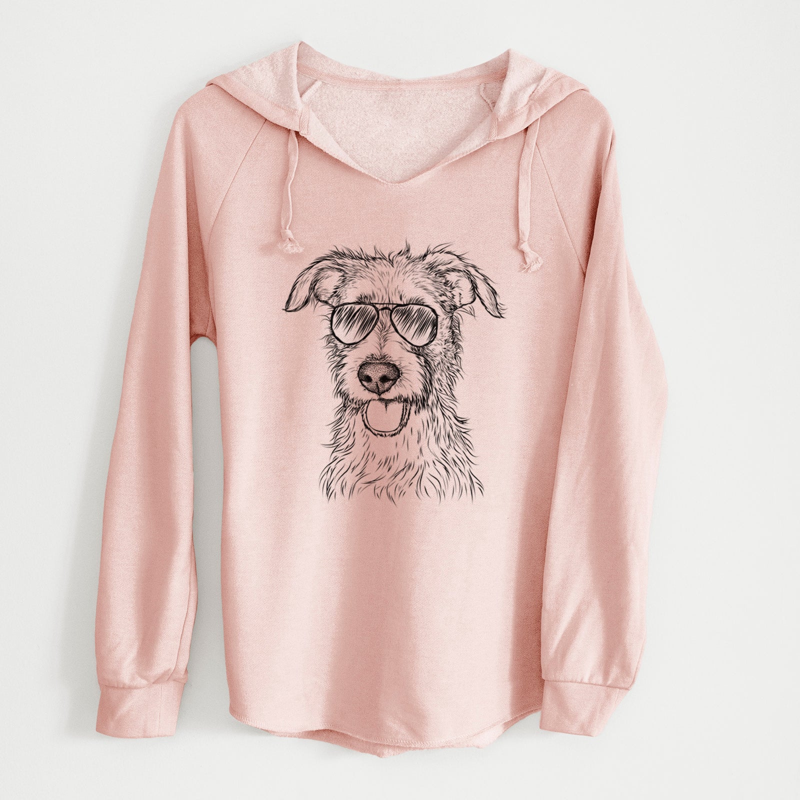 Aviator Maggie the Terrier Mix - Cali Wave Hooded Sweatshirt