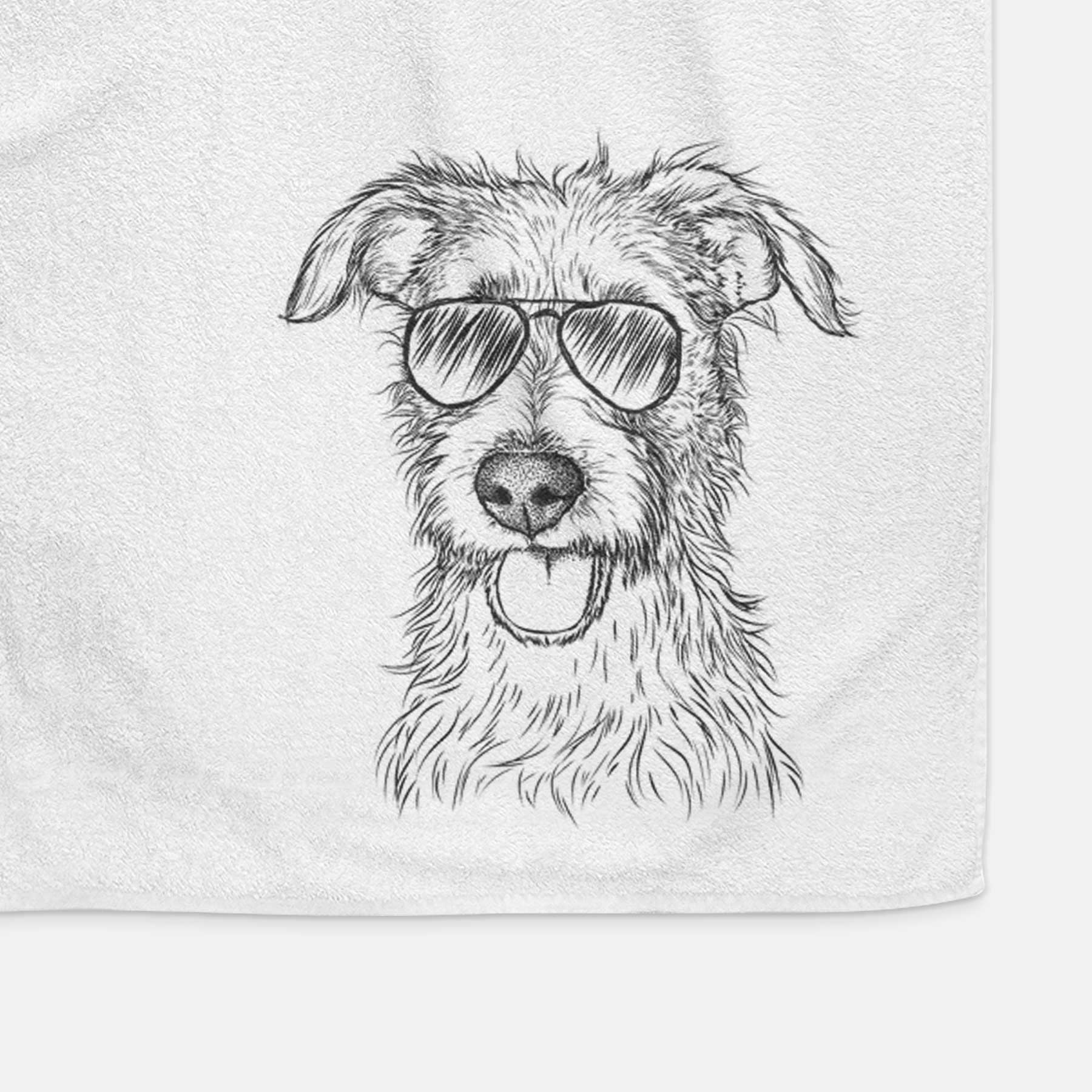 Maggie the Terrier Mix Decorative Hand Towel