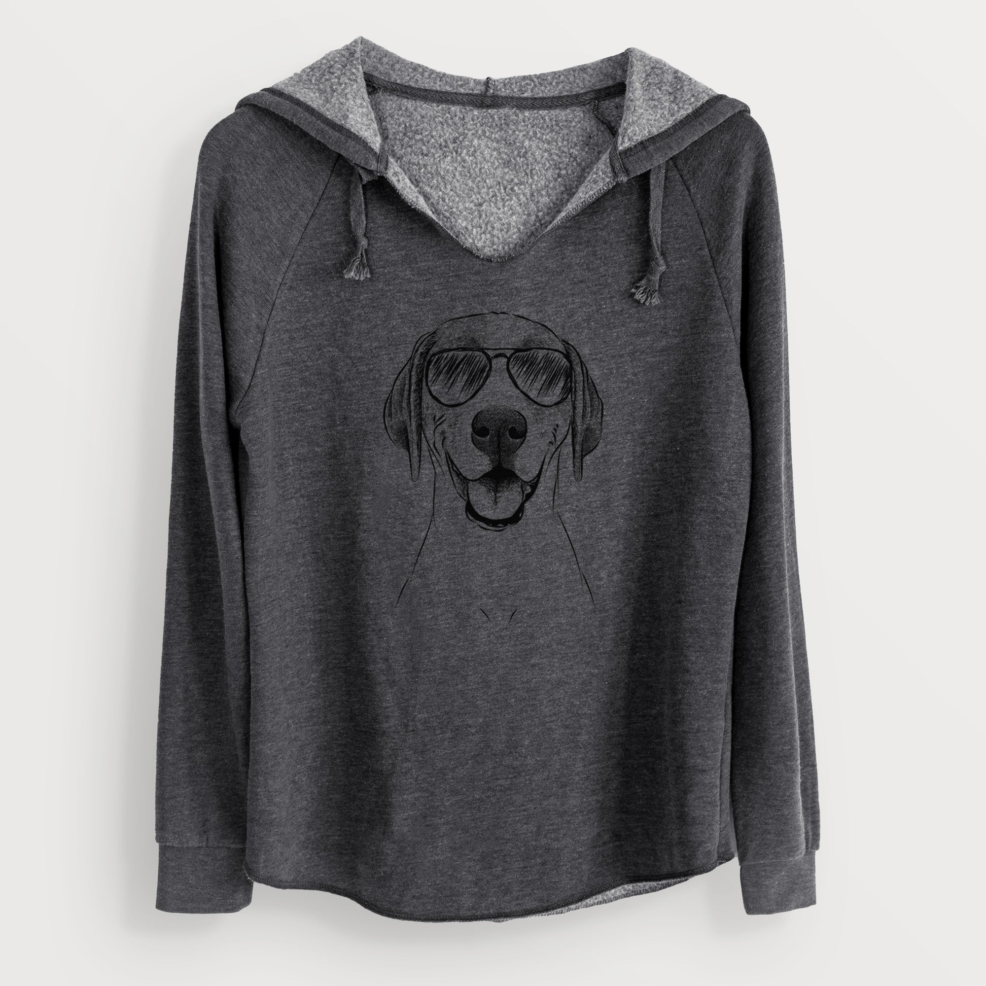 Aviator Maggie the Treeing Walker Coonhound - Cali Wave Hooded Sweatshirt