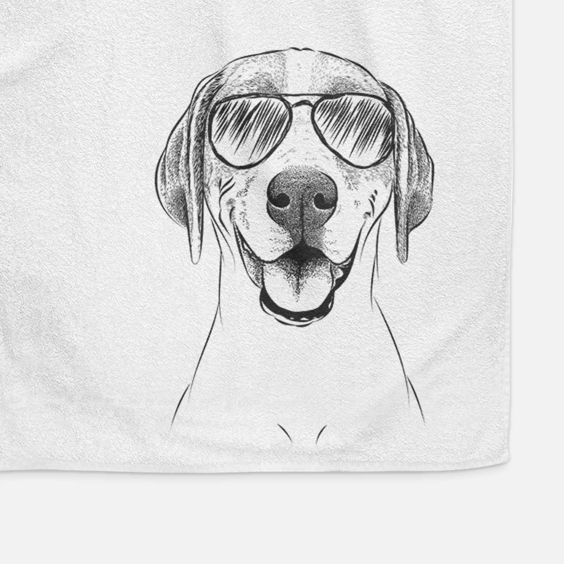 Maggie the Treeing Walker Coonhound Decorative Hand Towel