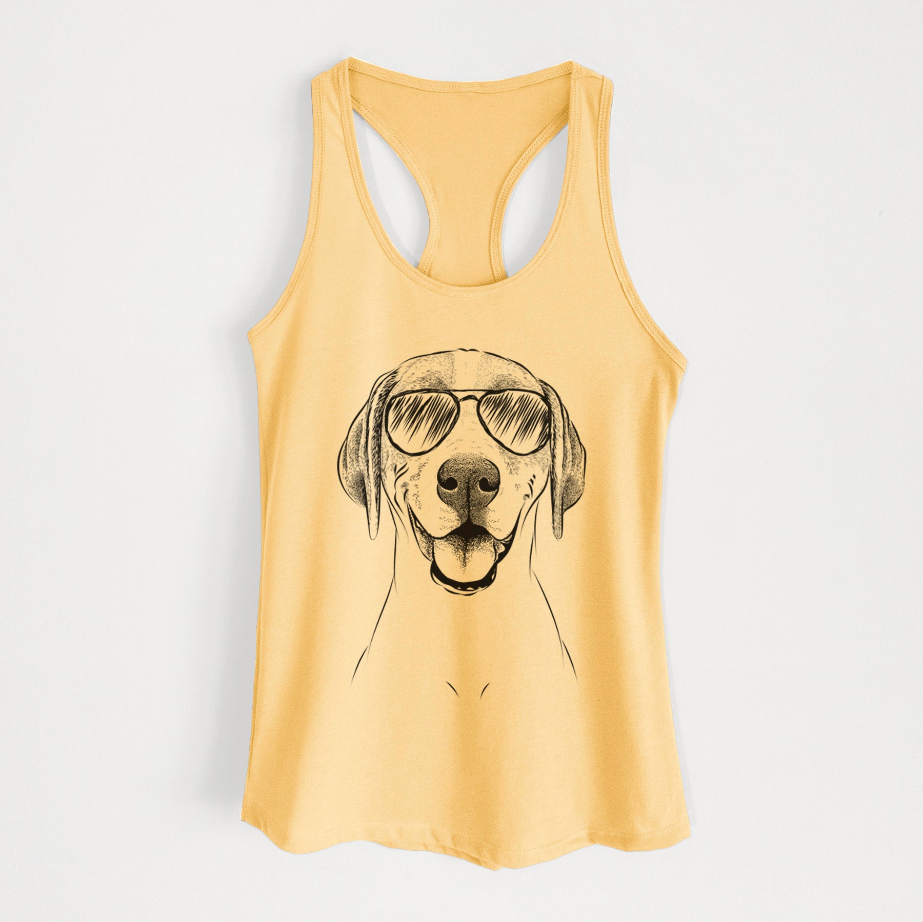 Maggie the Treeing Walker Coonhound - Women's Racerback Tanktop