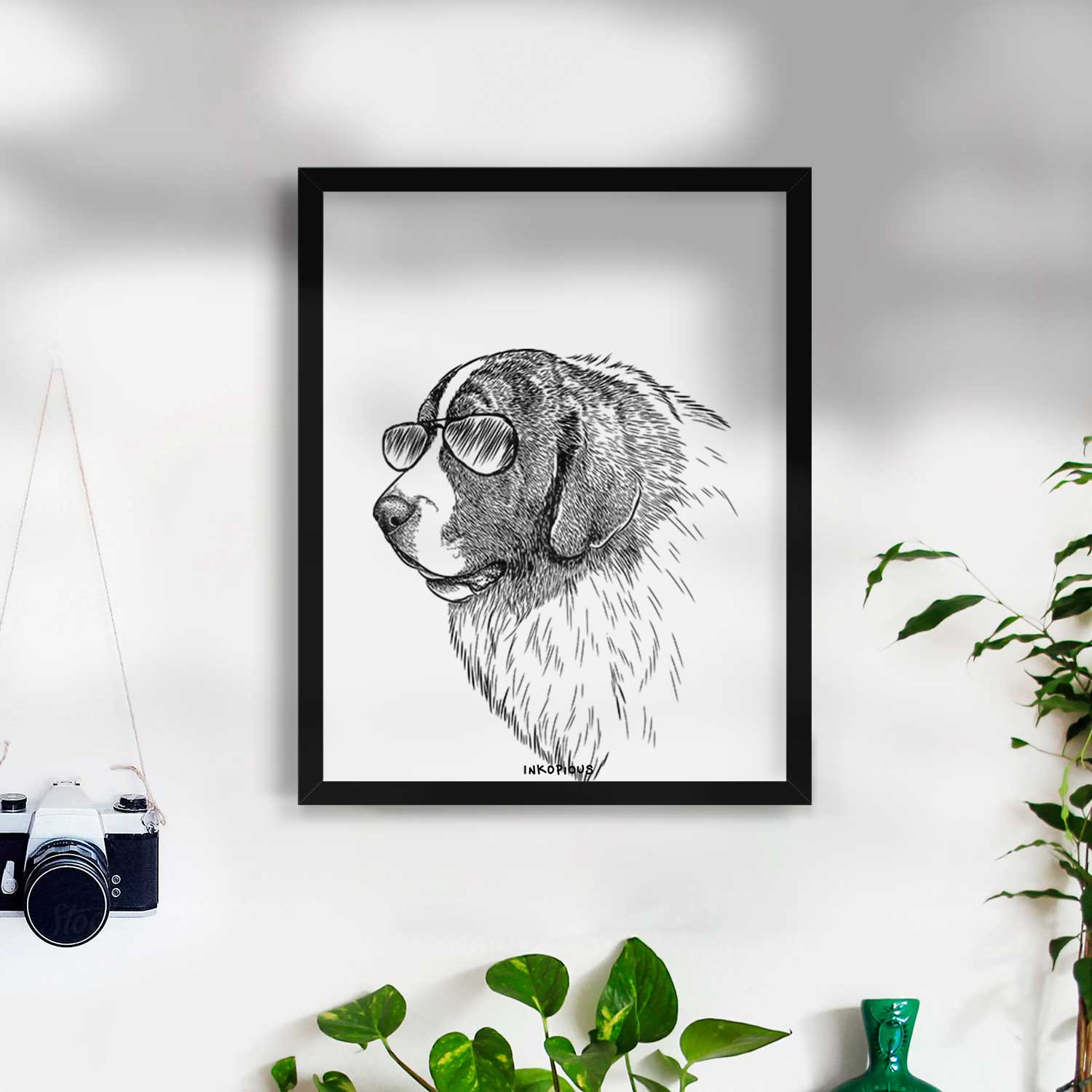 Magnus the Pyrenean Mastiff Art Print