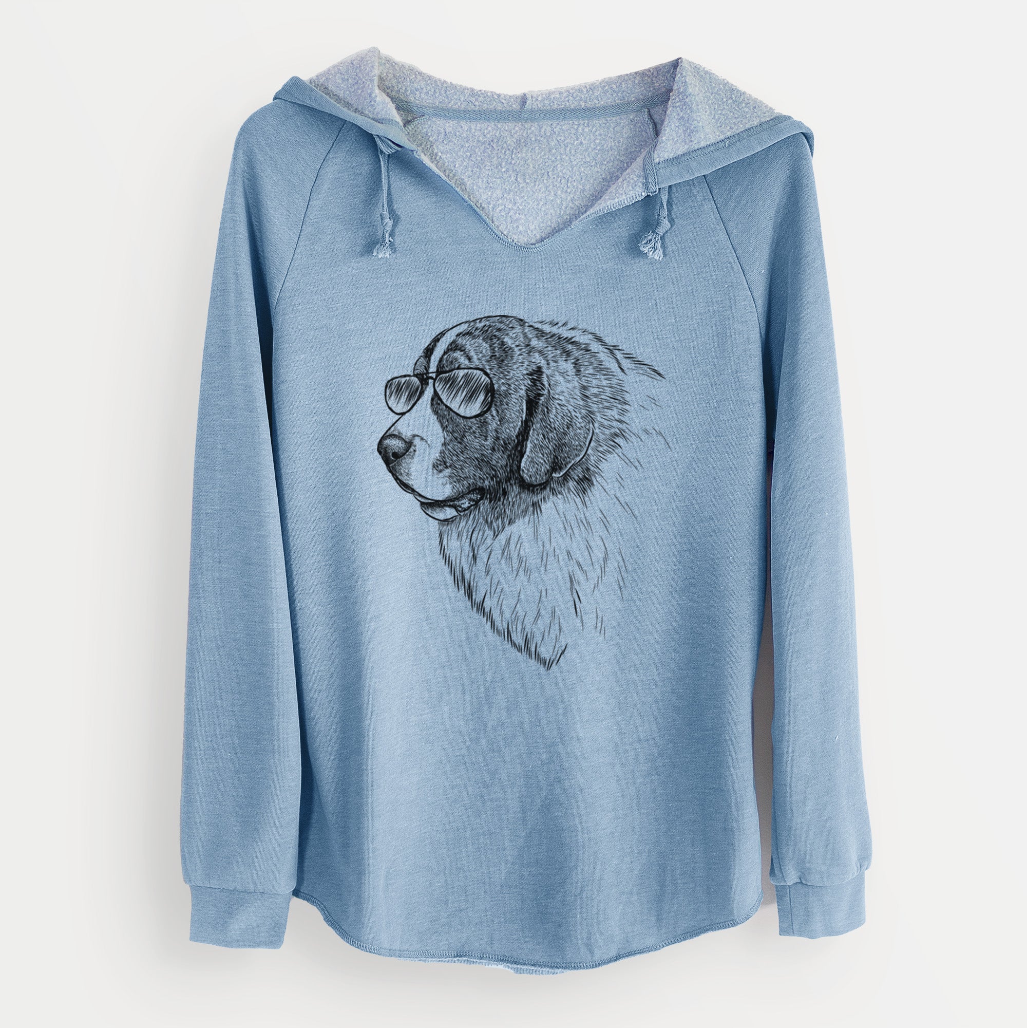 Aviator Magnus the Pyrenean Mastiff - Cali Wave Hooded Sweatshirt