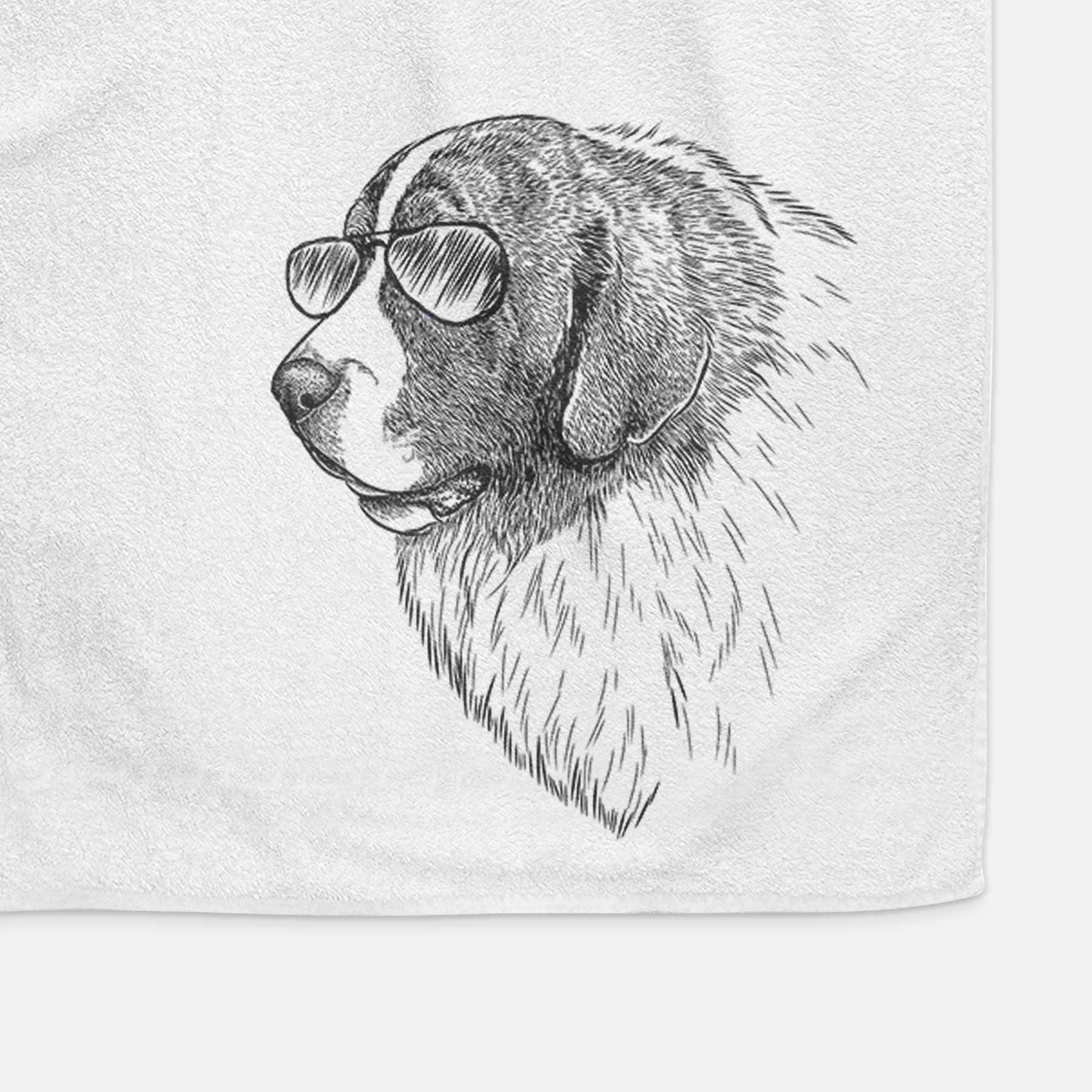 Magnus the Pyrenean Mastiff Decorative Hand Towel