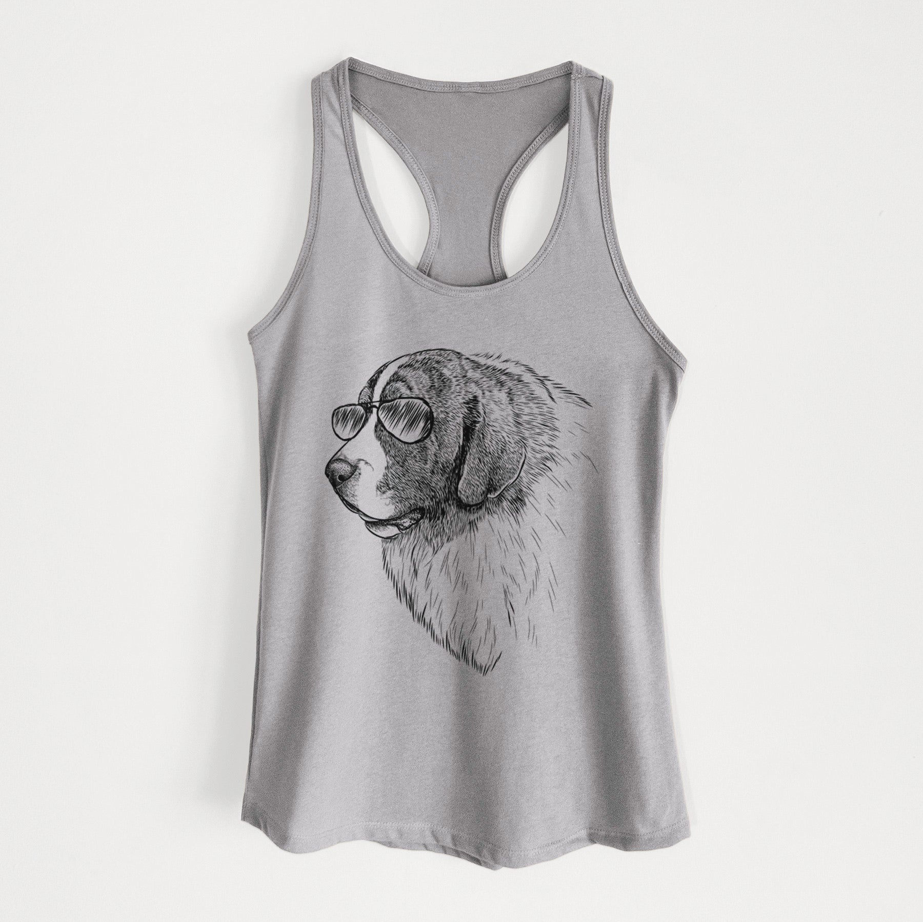 Magnus the Pyrenean Mastiff - Women's Racerback Tanktop