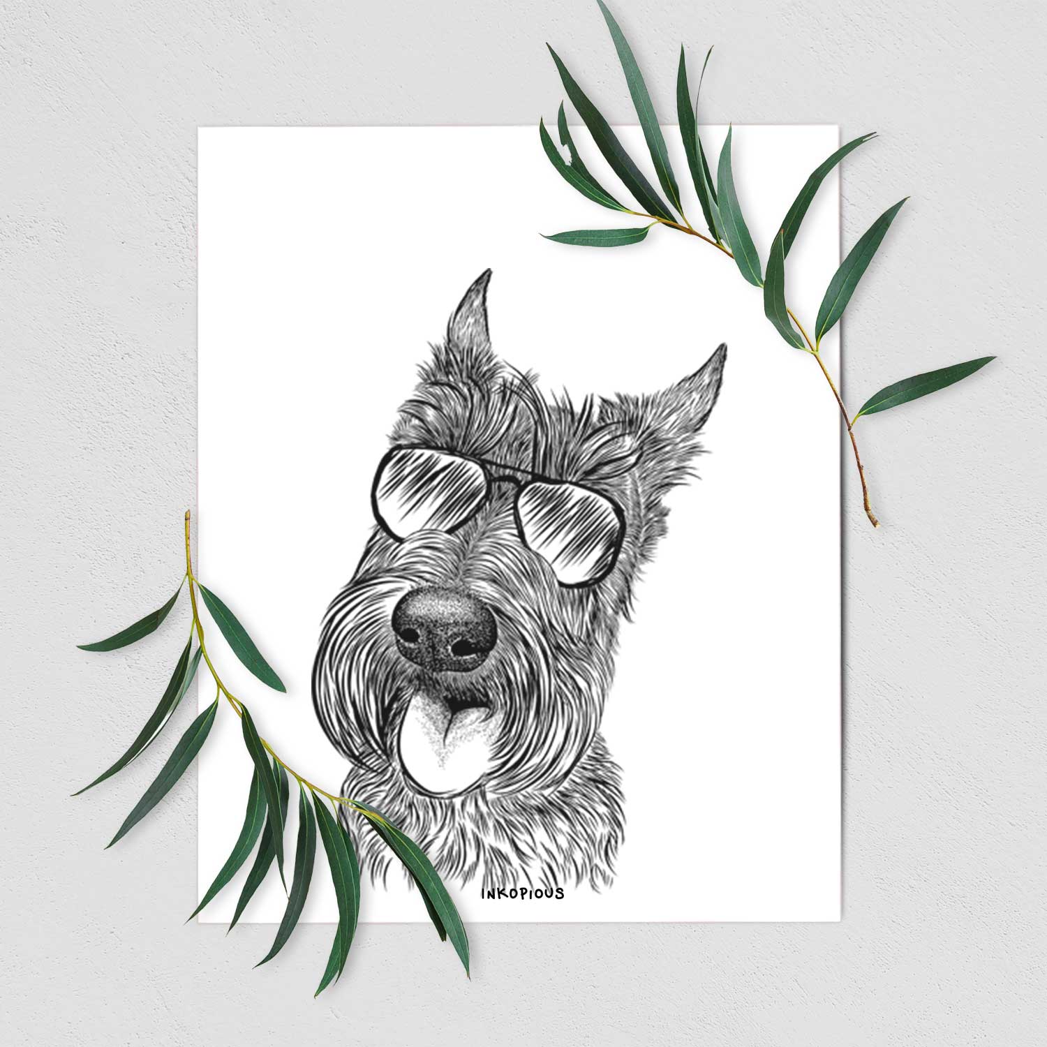 Magnus the Scottish Terrier Art Print