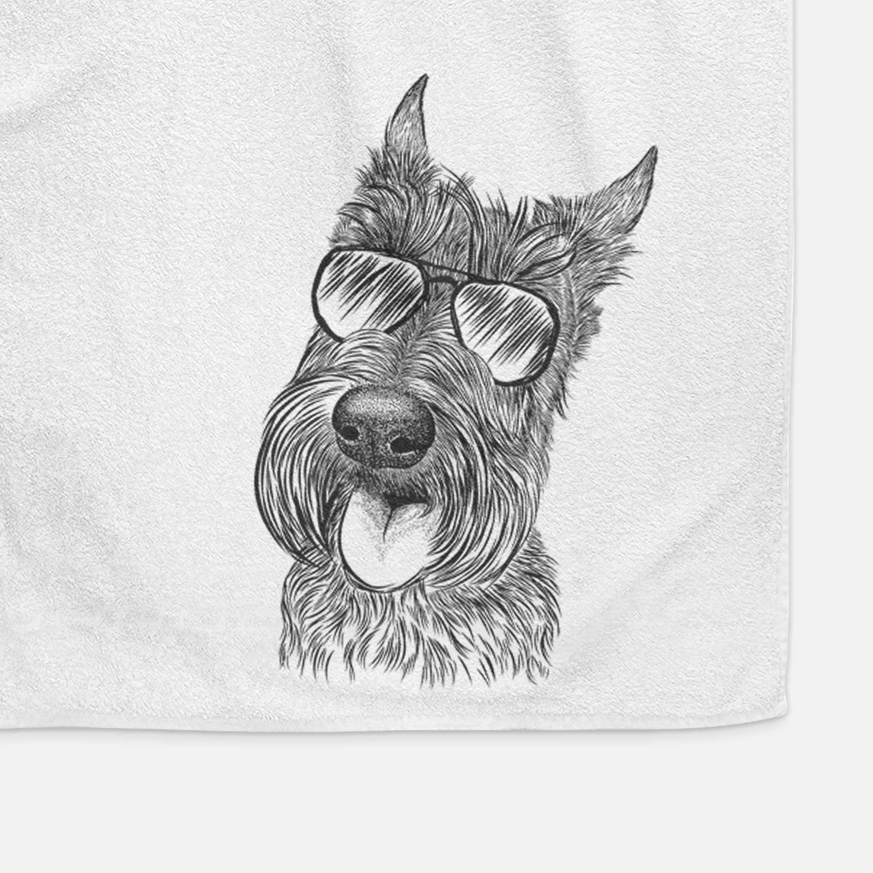 Magnus the Scottish Terrier Decorative Hand Towel