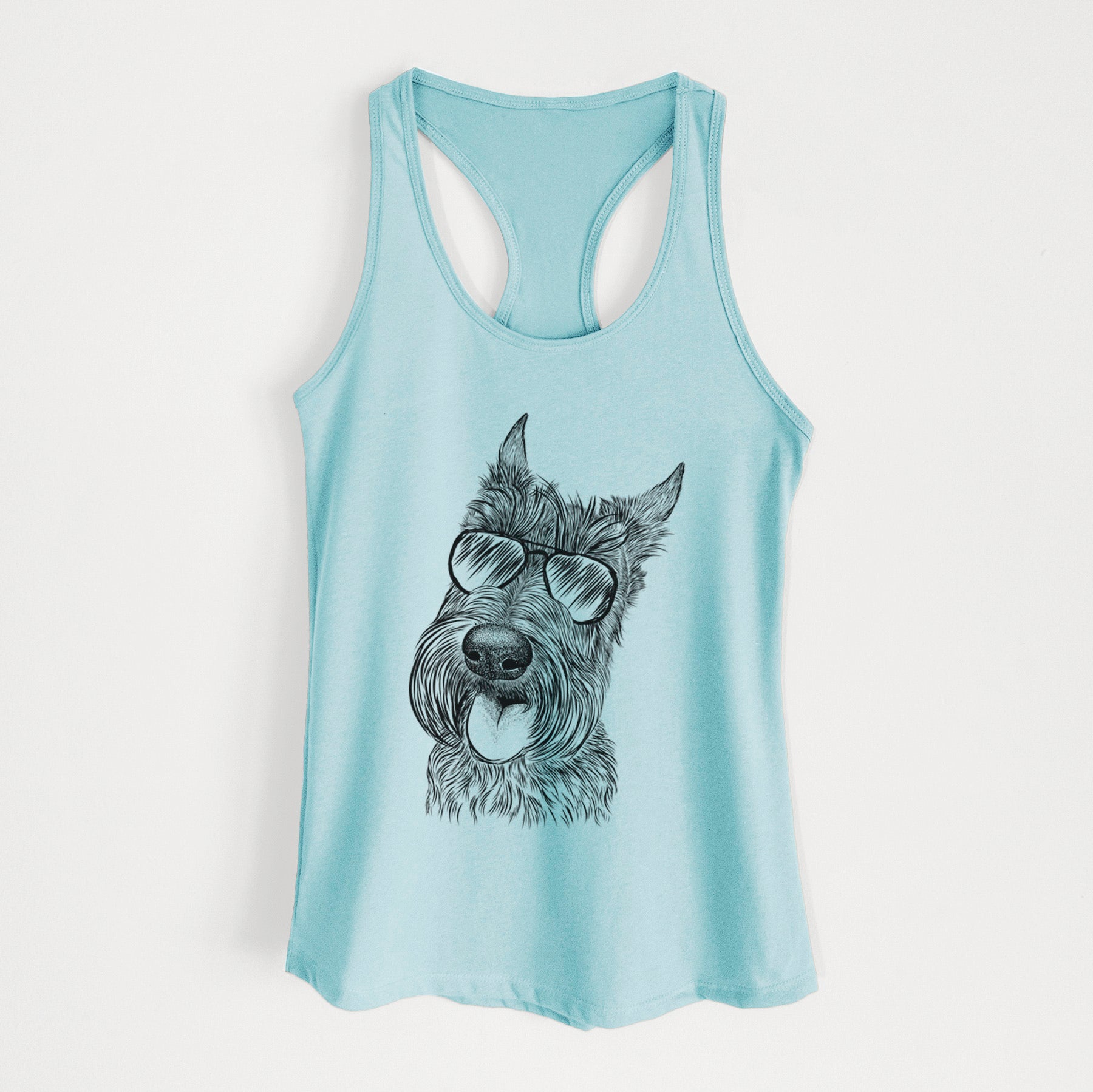 Magnus the Scottish Terrier - Women's Racerback Tanktop