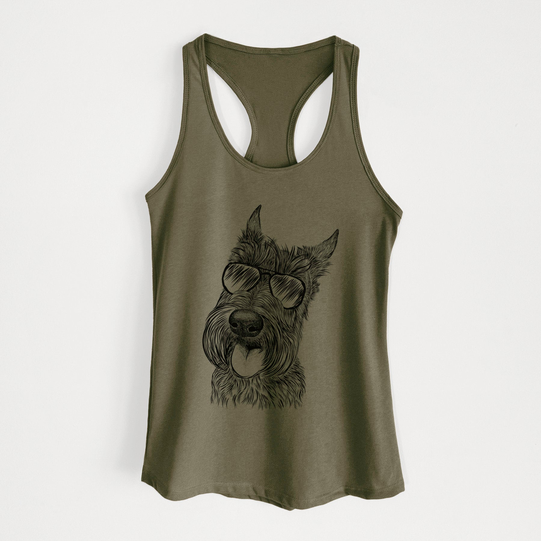 Magnus the Scottish Terrier - Women's Racerback Tanktop