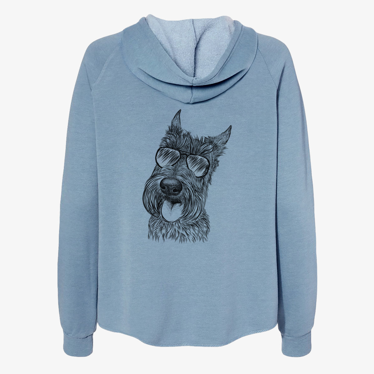 Magnus the Scottish Terrier - Women's Cali Wave Zip-Up Sweatshirt