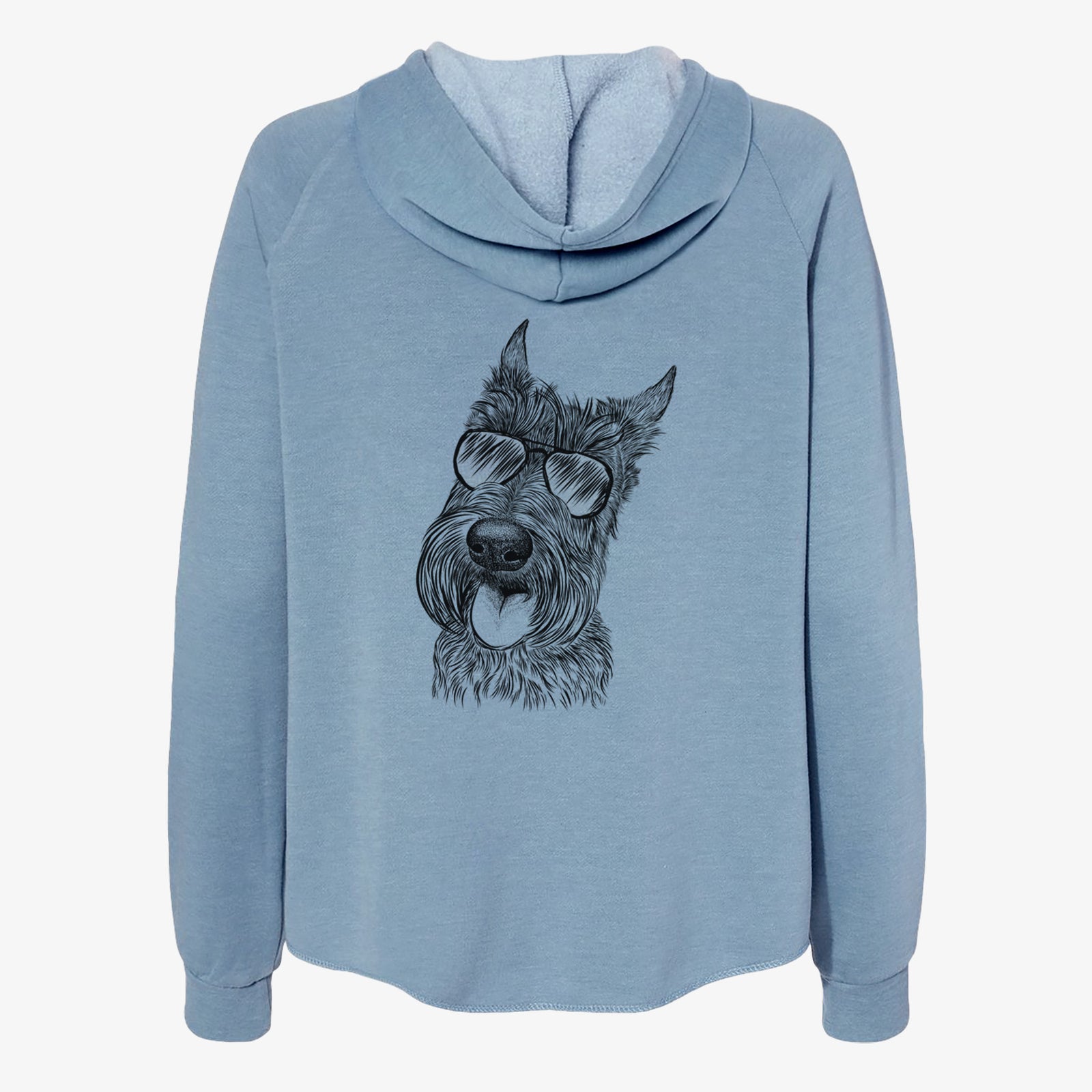Magnus the Scottish Terrier - Women's Cali Wave Zip-Up Sweatshirt