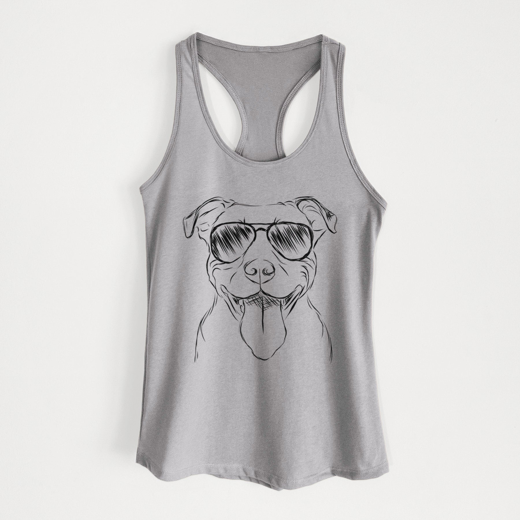 Major the Pitbull - Women's Racerback Tanktop