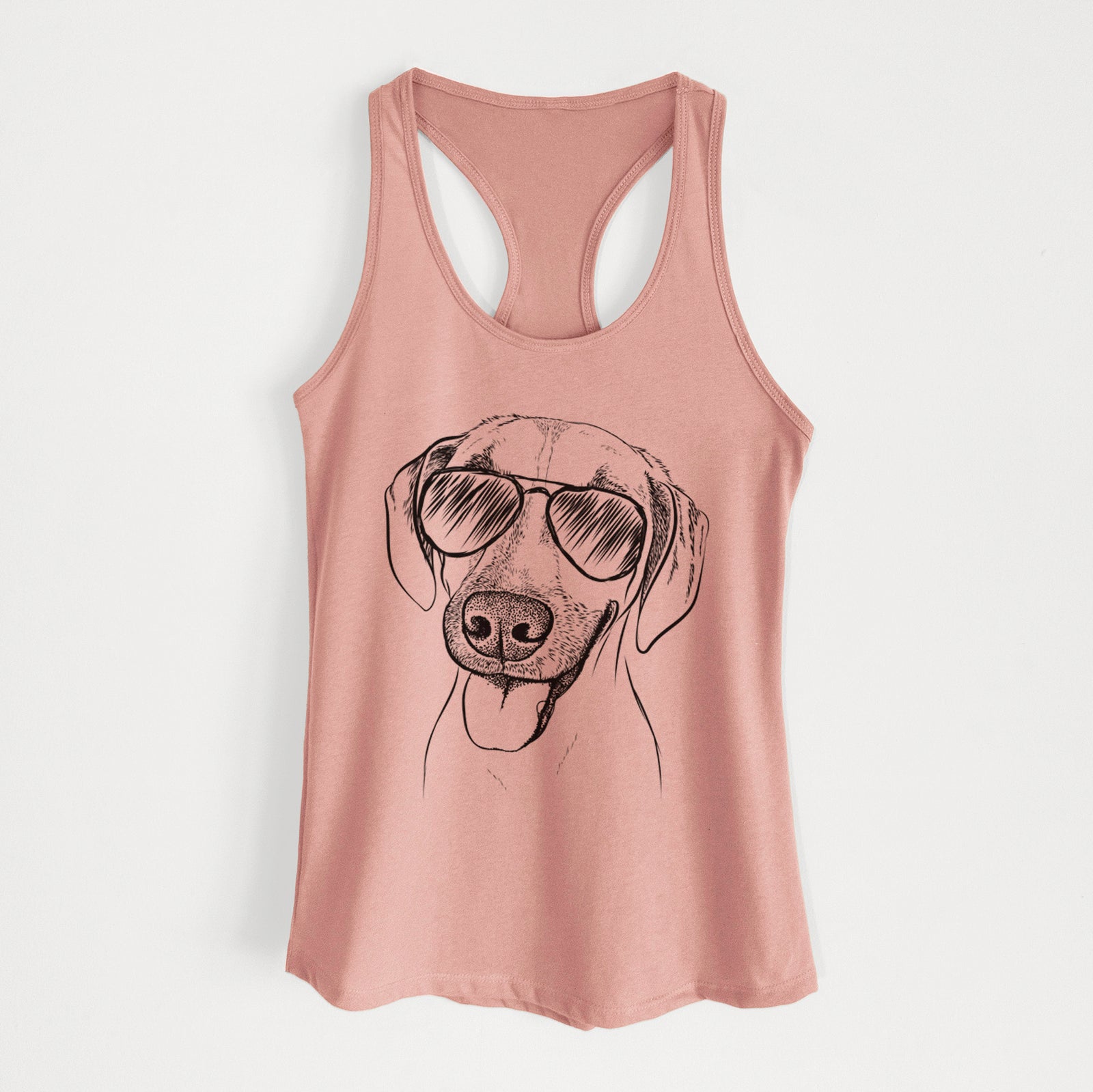 Malia the American Foxhound Mix - Women's Racerback Tanktop
