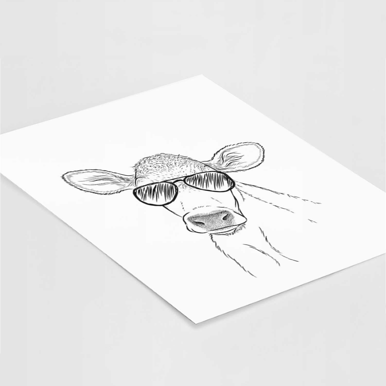 Malu the Cow Art Print