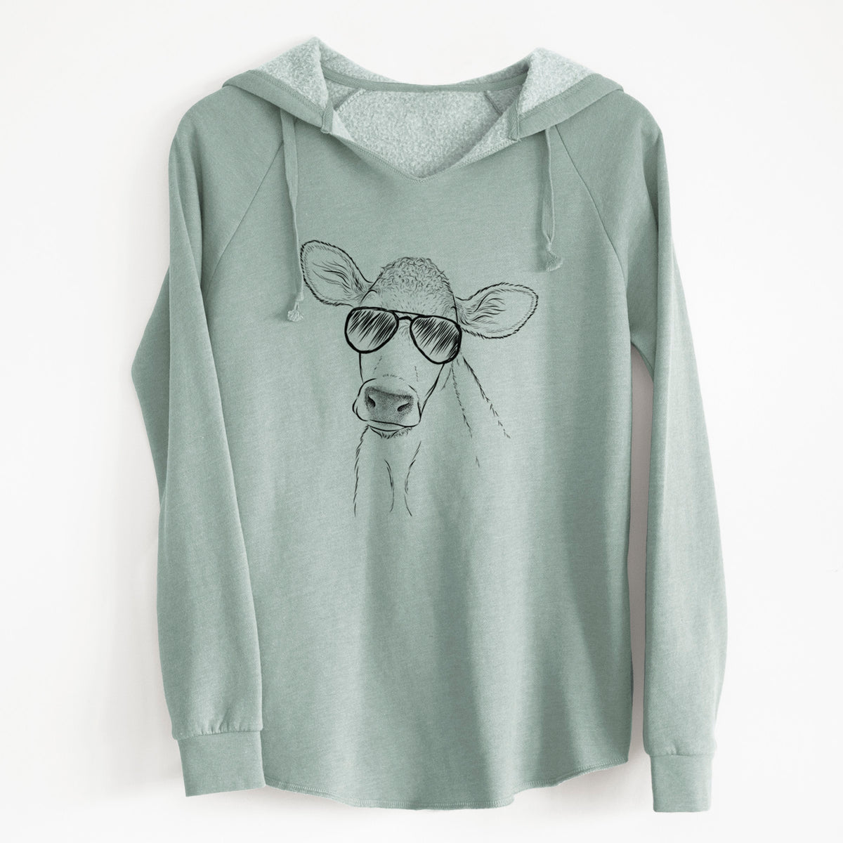 Aviator Malu the Cow - Cali Wave Hooded Sweatshirt
