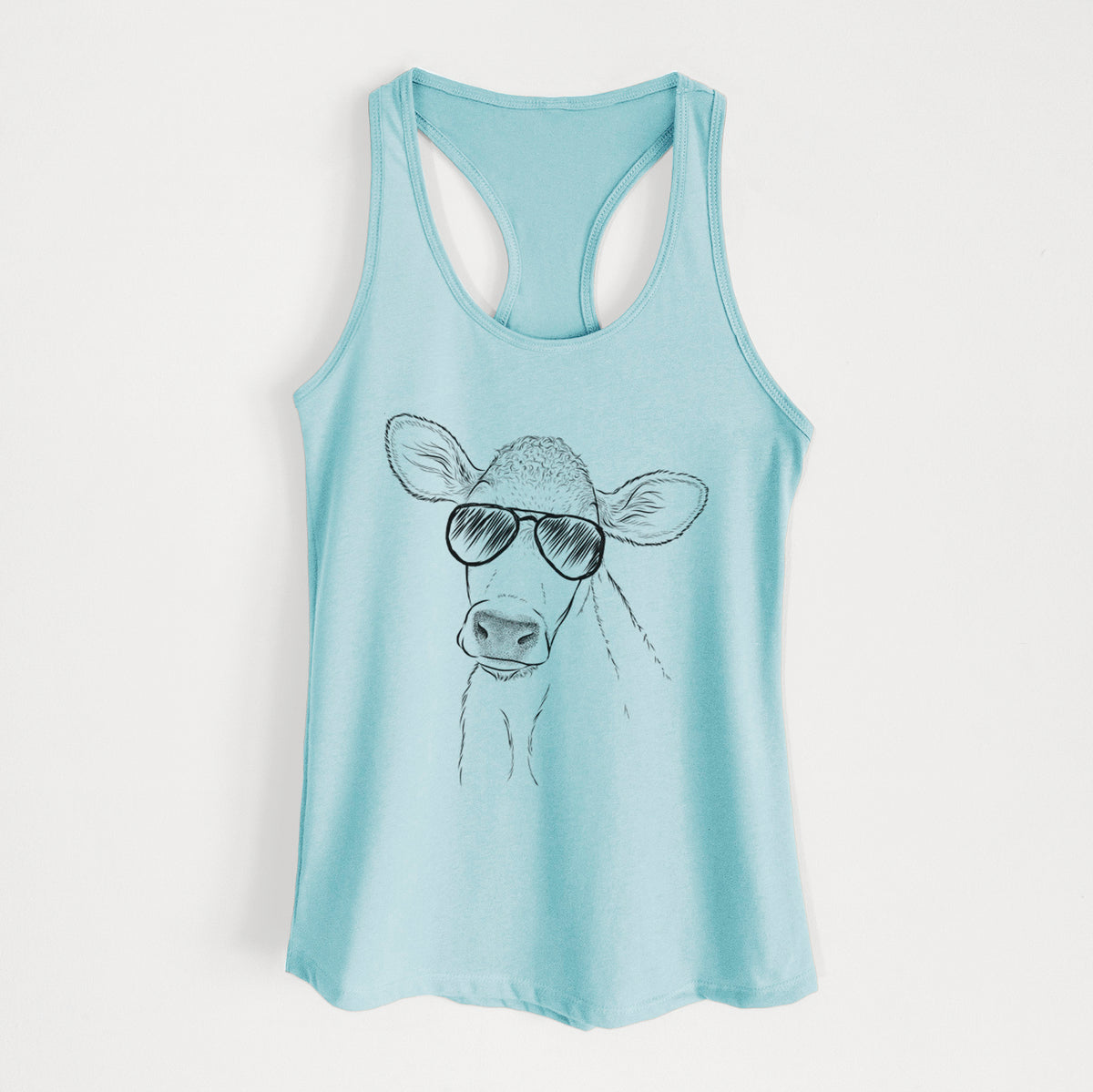 Malu the Cow - Women's Racerback Tanktop